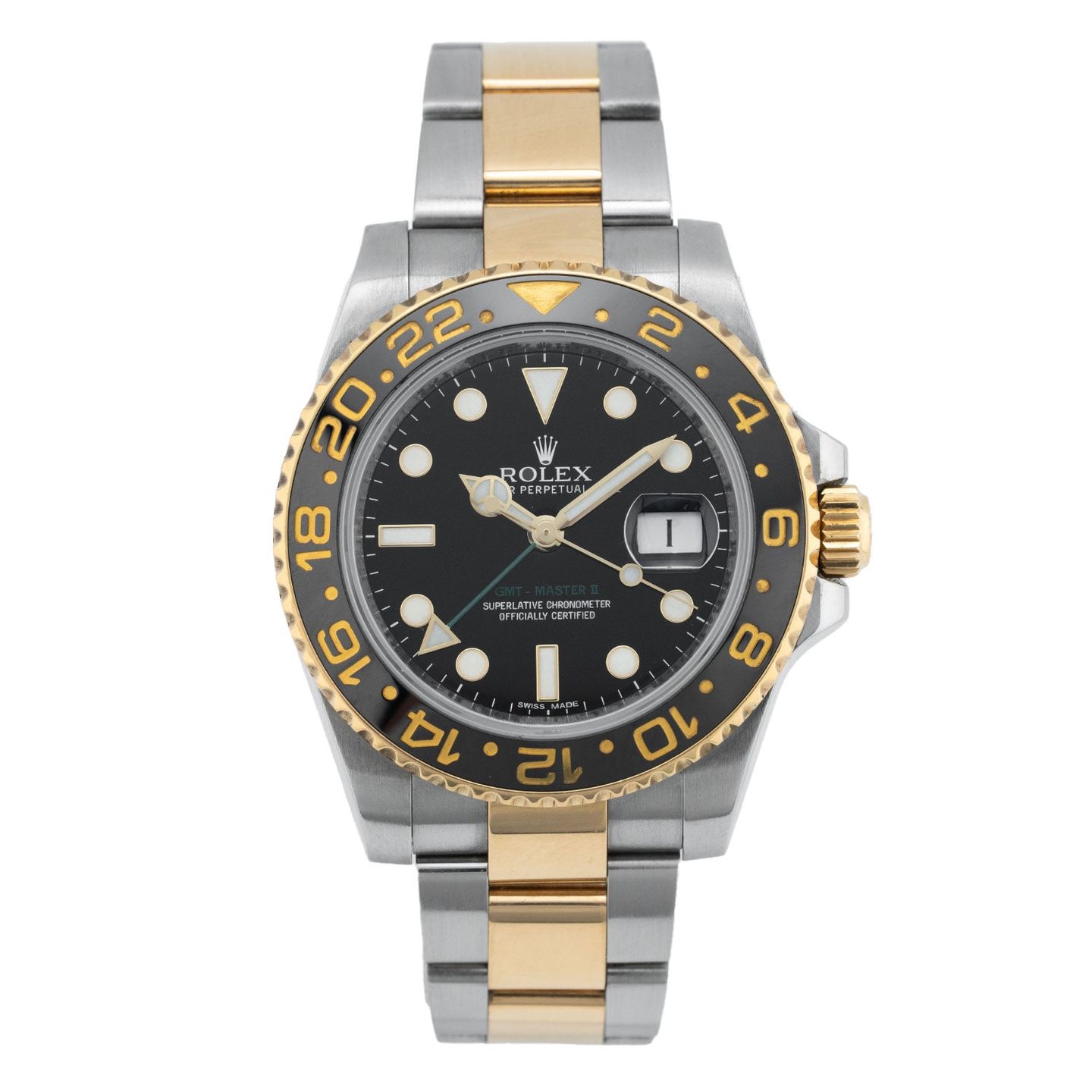 Rolex GMT-Master II 116713LN (2015) - 40mm Goud/Staal (1/5)