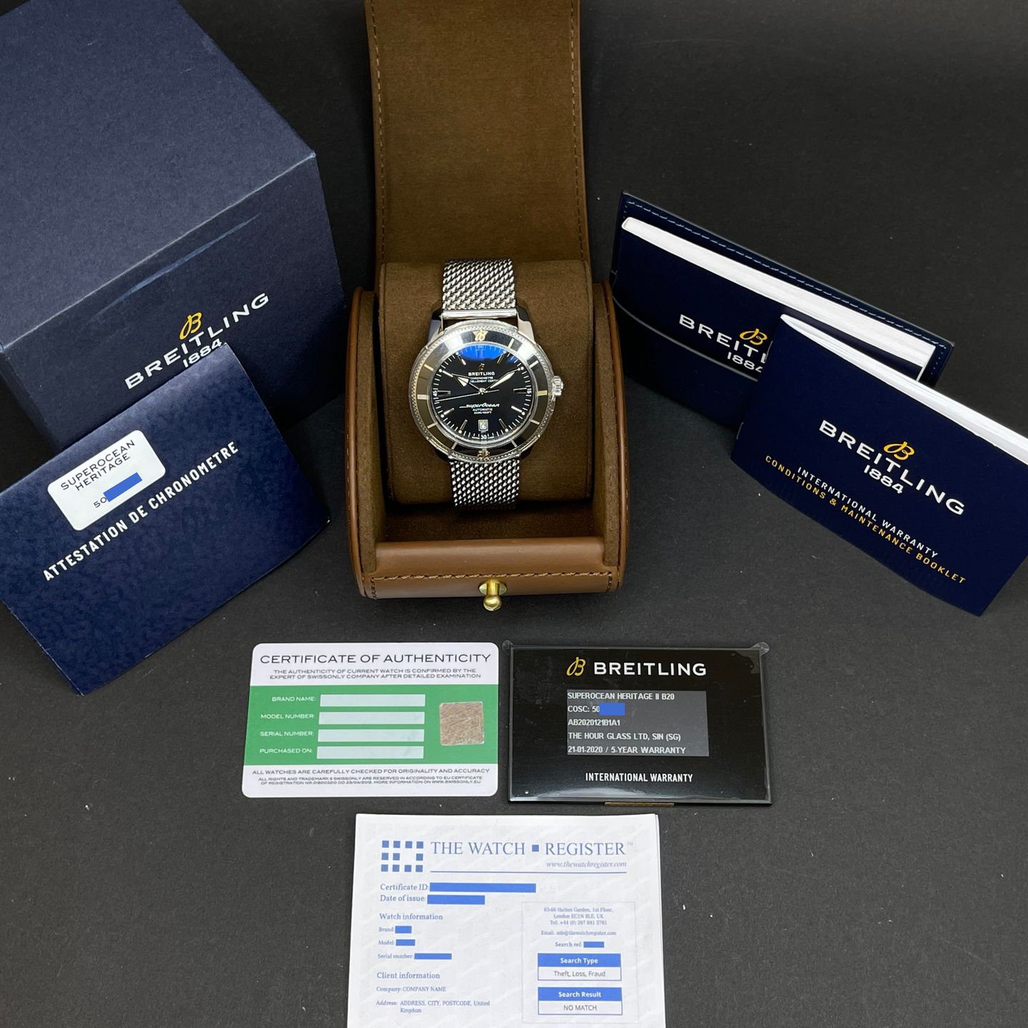 Breitling Superocean Heritage II 46 AB2020121B1A1 (2020) - Zwart wijzerplaat 46mm Staal (2/8)