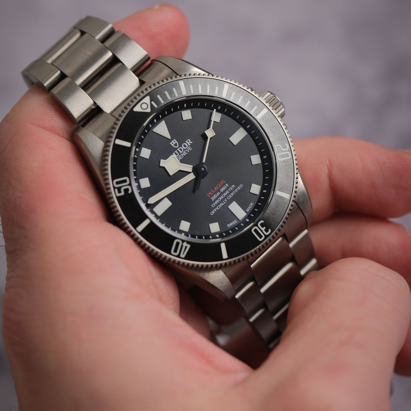 Tudor Pelagos 25407N (2025) - Zwart wijzerplaat 39mm Titanium (1/5)