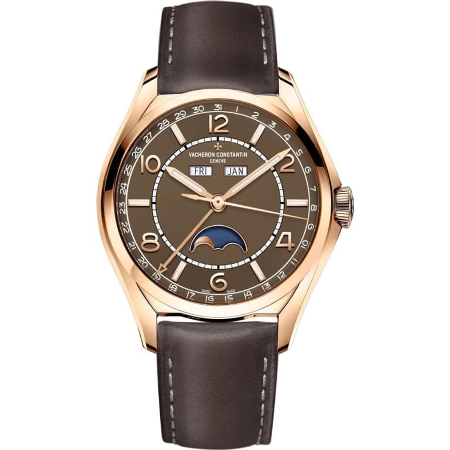 Vacheron Constantin Fiftysix 4000E/000R-B065 (2026) - Brown dial 40 mm Rose Gold case (1/1)