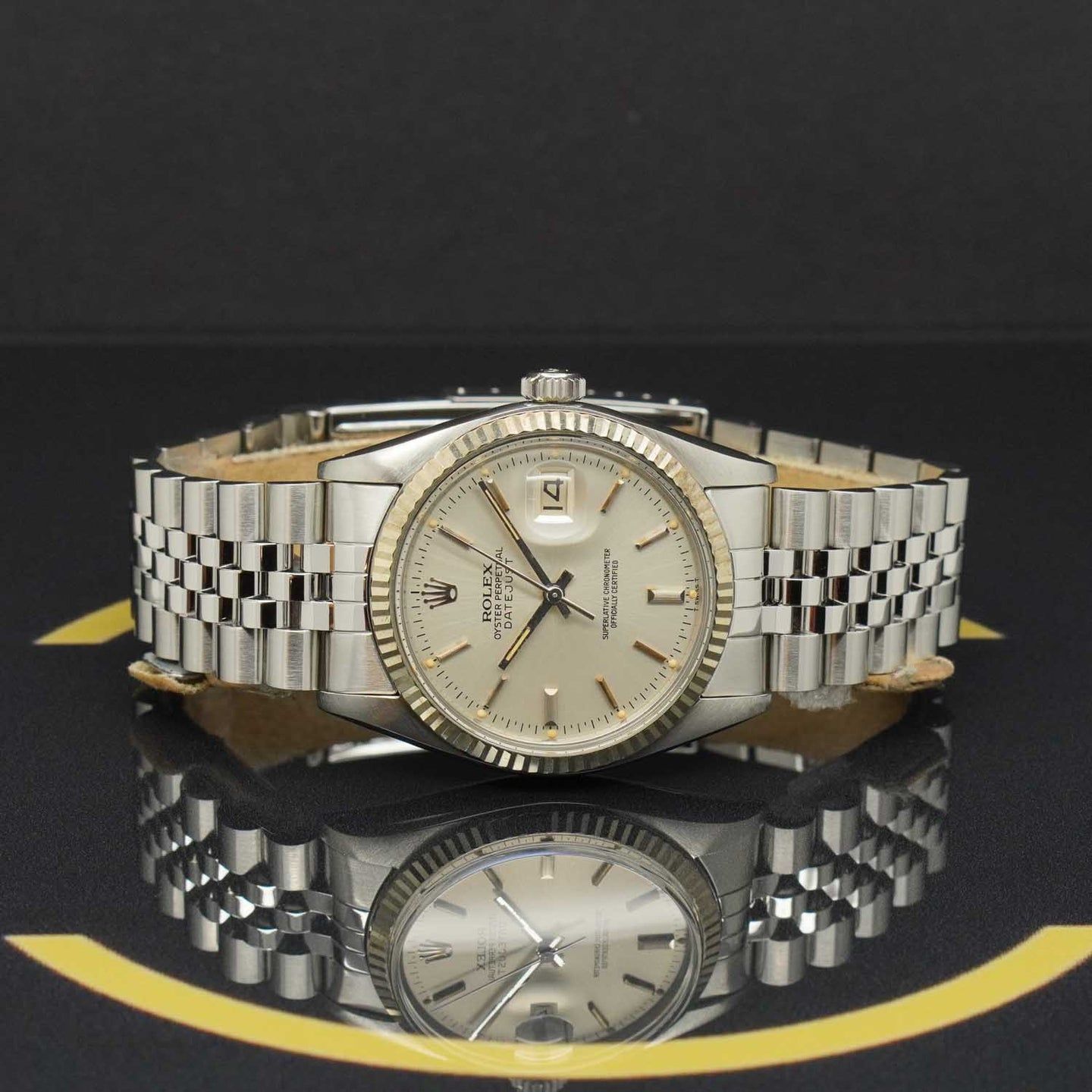 Rolex Datejust 36 16014 (1981) - Zilver wijzerplaat 36mm Staal (4/7)