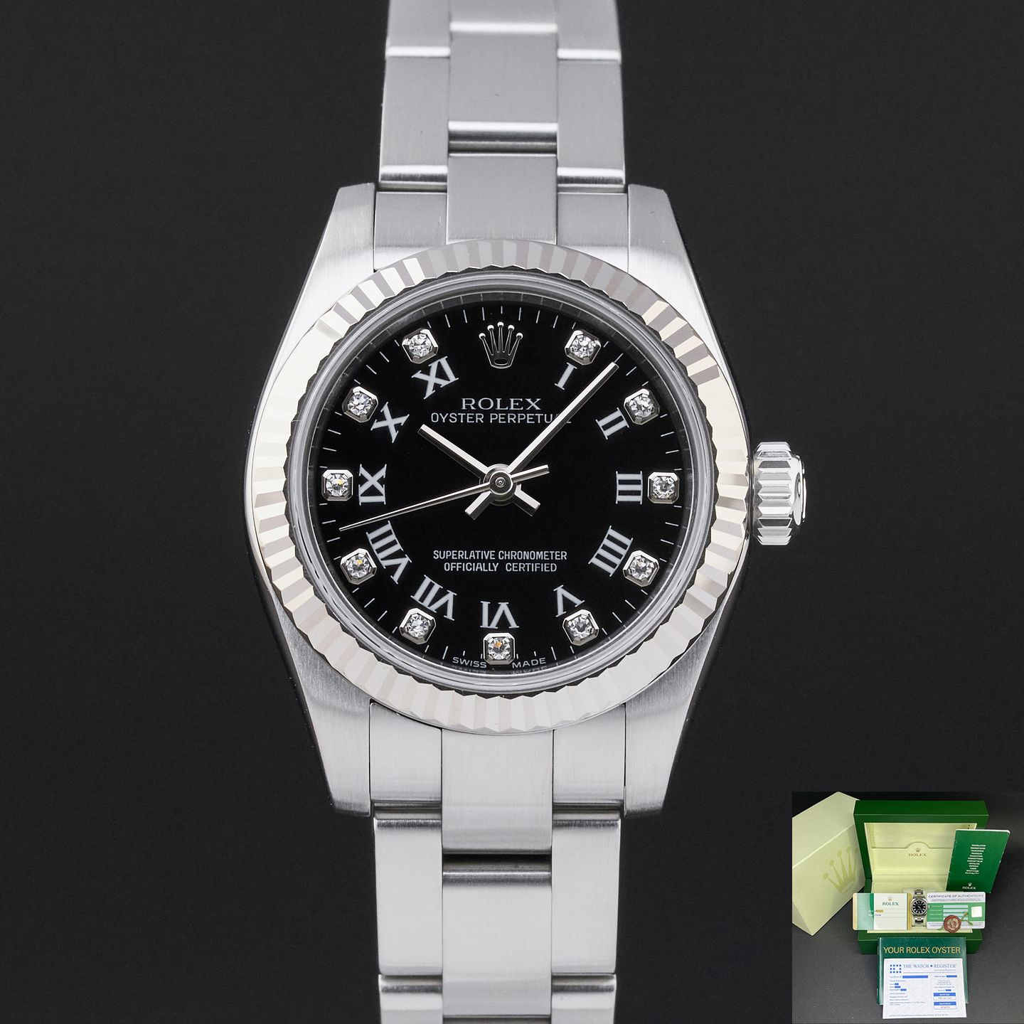 Rolex Oyster Perpetual 26 176234 (2010) - 26 mm Steel case (1/8)
