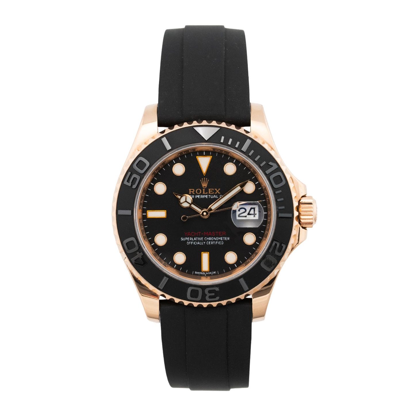 Rolex Yacht-Master 40 116655 (2016) - 40 mm Rose Gold case (1/4)