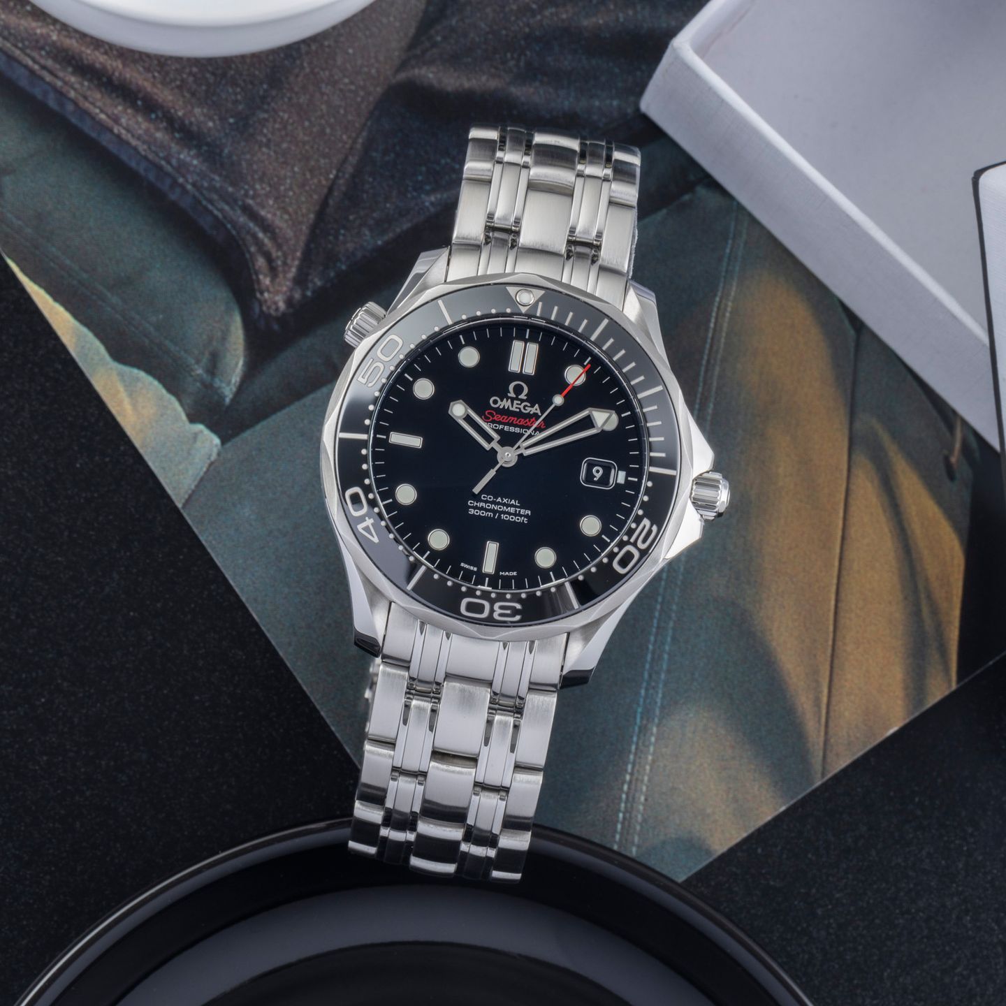 Omega Seamaster Diver 300 M 212.30.41.20.01.003 (Unknown (random serial)) - Black dial 41 mm Steel case (1/8)