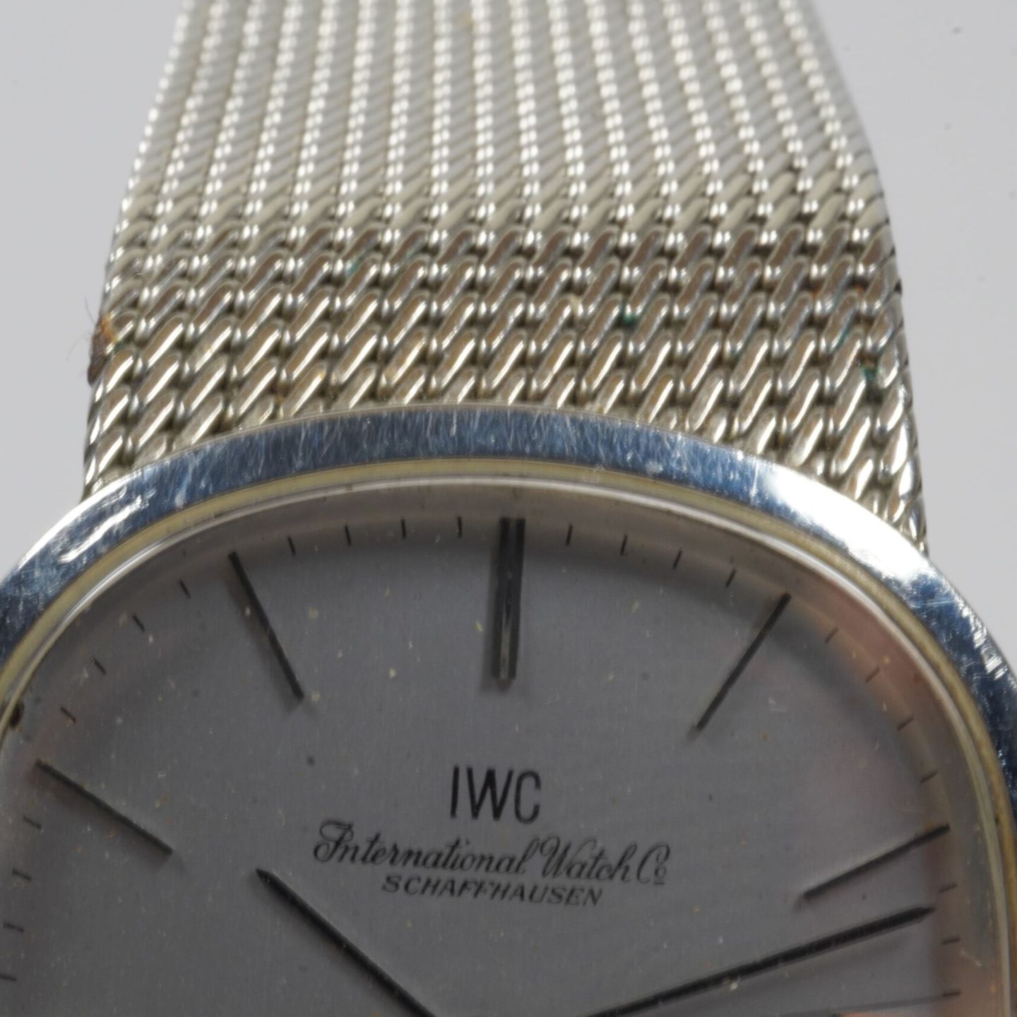 IWC Vintage IWC 3073 (1973) - Zilver wijzerplaat 31mm Staal (8/8)