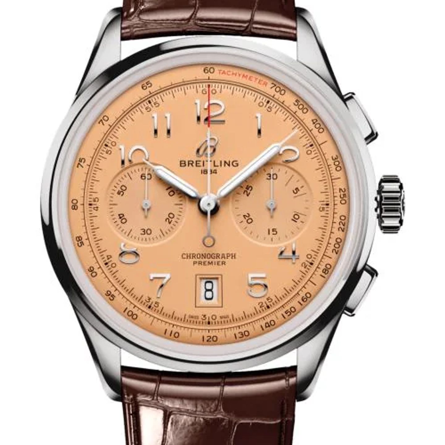 Breitling Premier AB0145331K1P1 (2026) - Pink dial 42 mm Steel case (1/1)