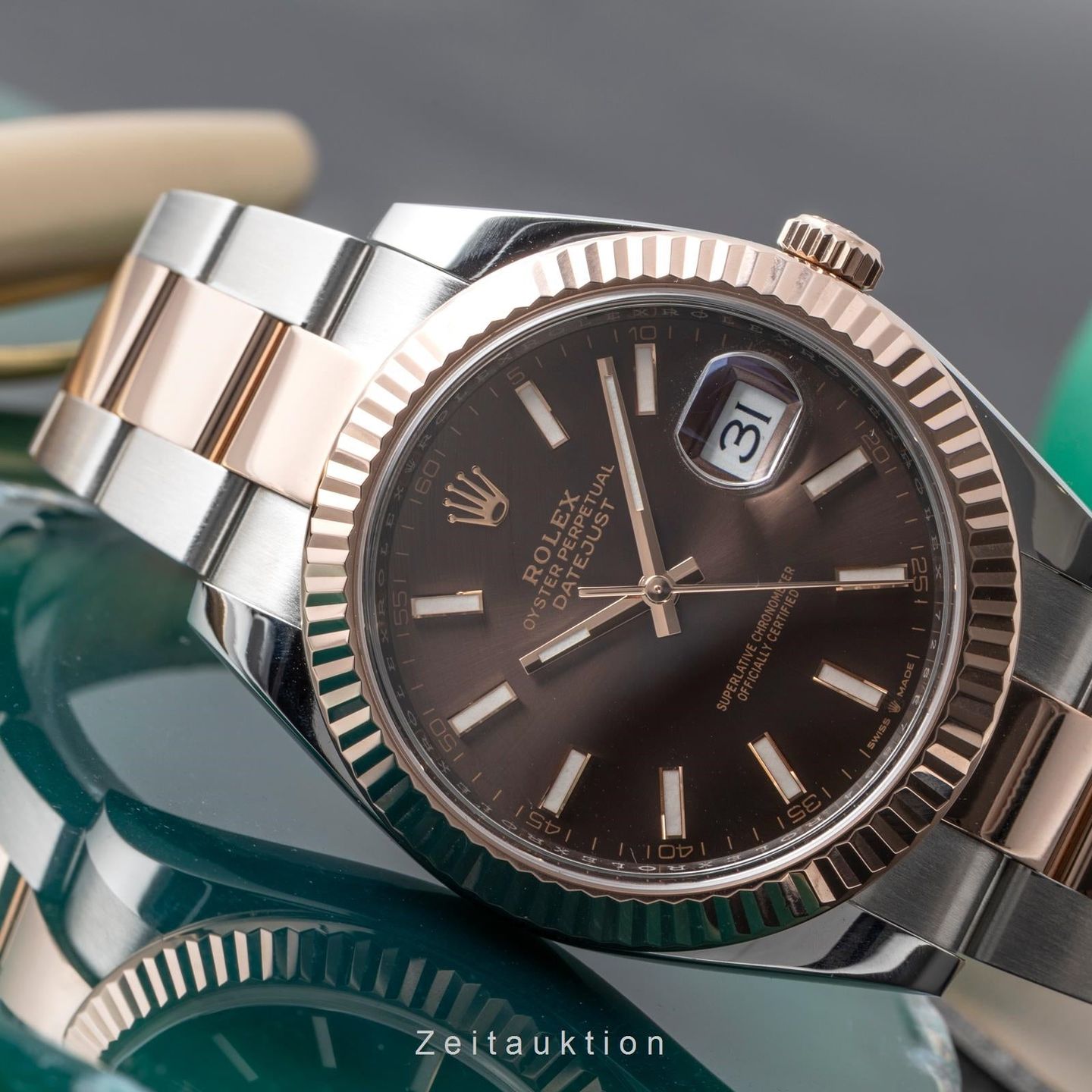 Rolex Datejust 41 126331 (Unknown (random serial)) - Brown dial 41 mm Steel case (2/8)