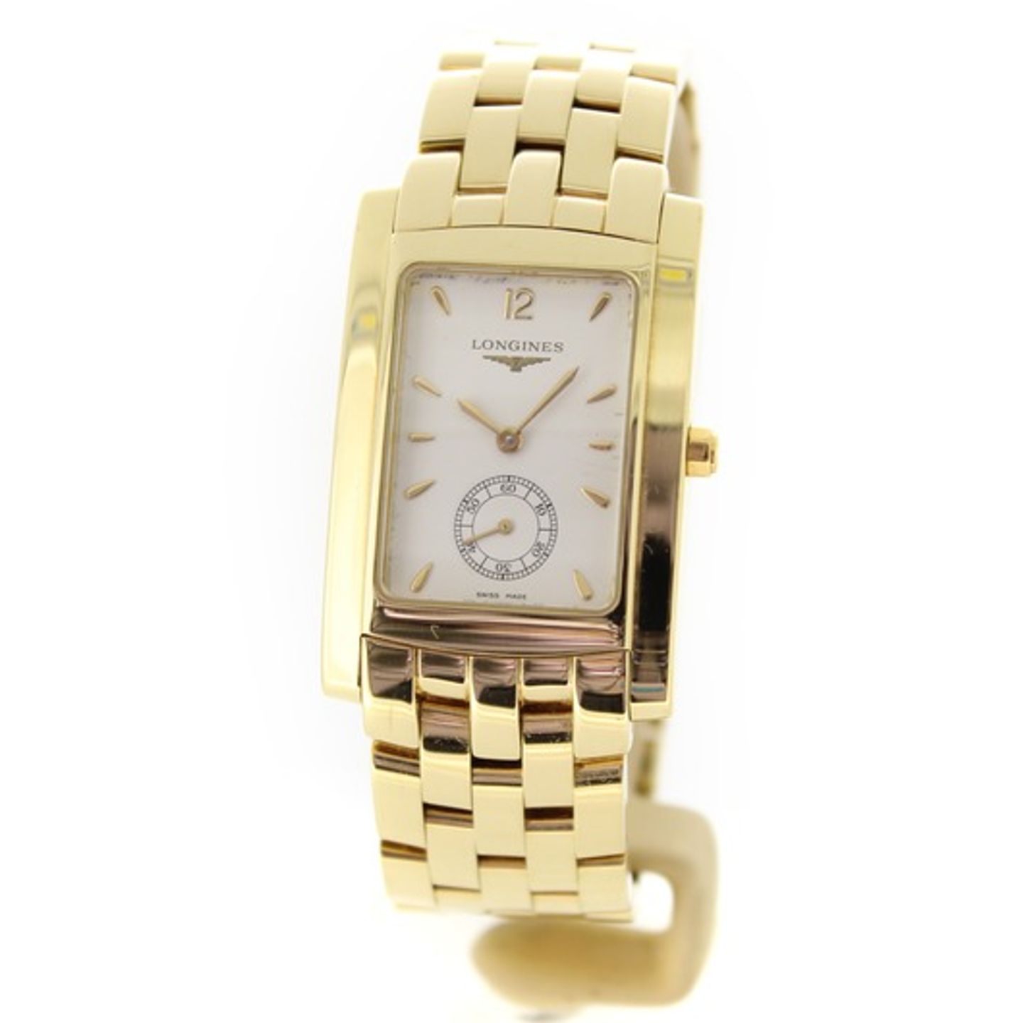 Longines DolceVita L5.655.6.16.6 (Unknown (random serial)) - White dial 33 mm Yellow Gold case (1/6)