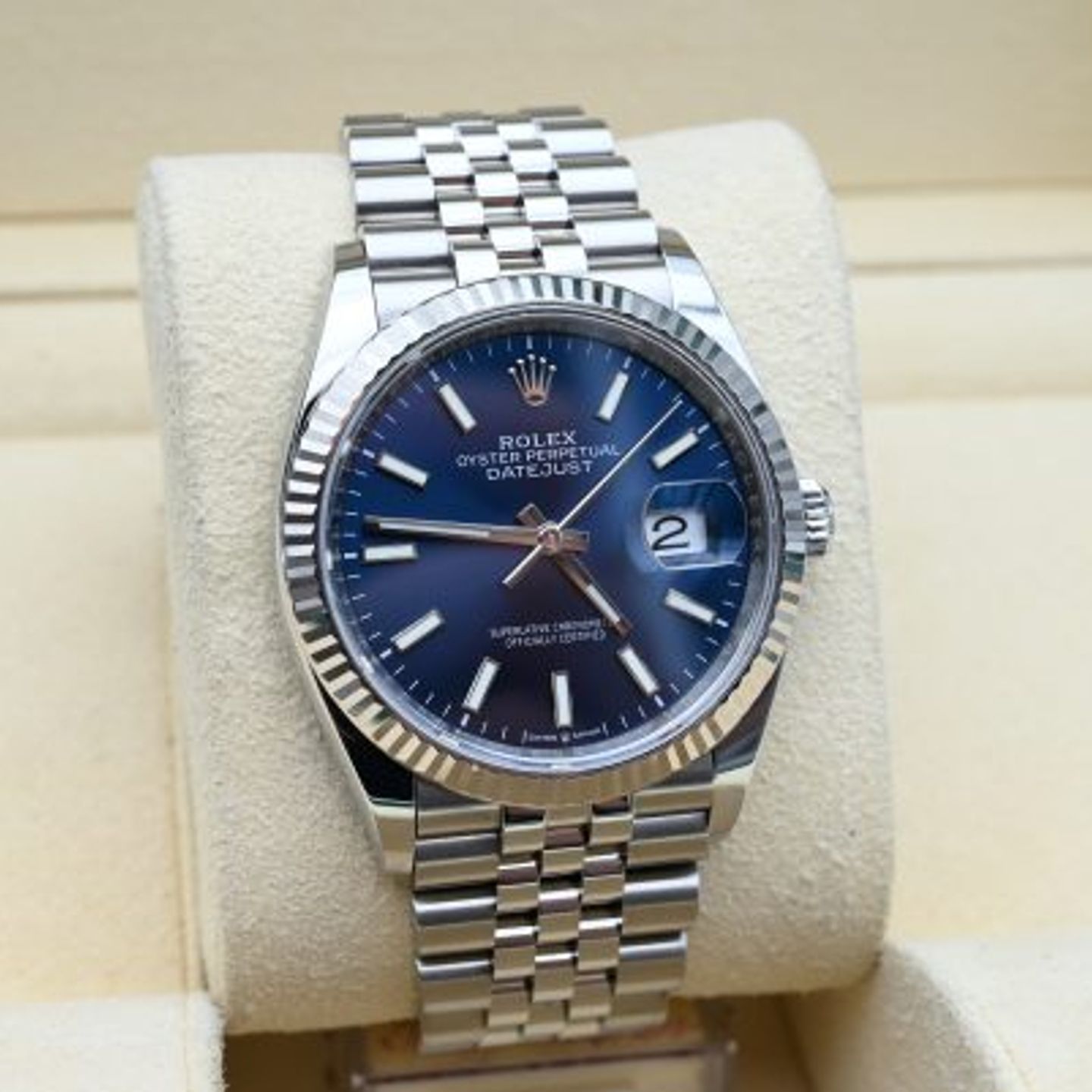 Rolex Datejust 36 126234 (2023) - Blue dial 36 mm Steel case (6/8)