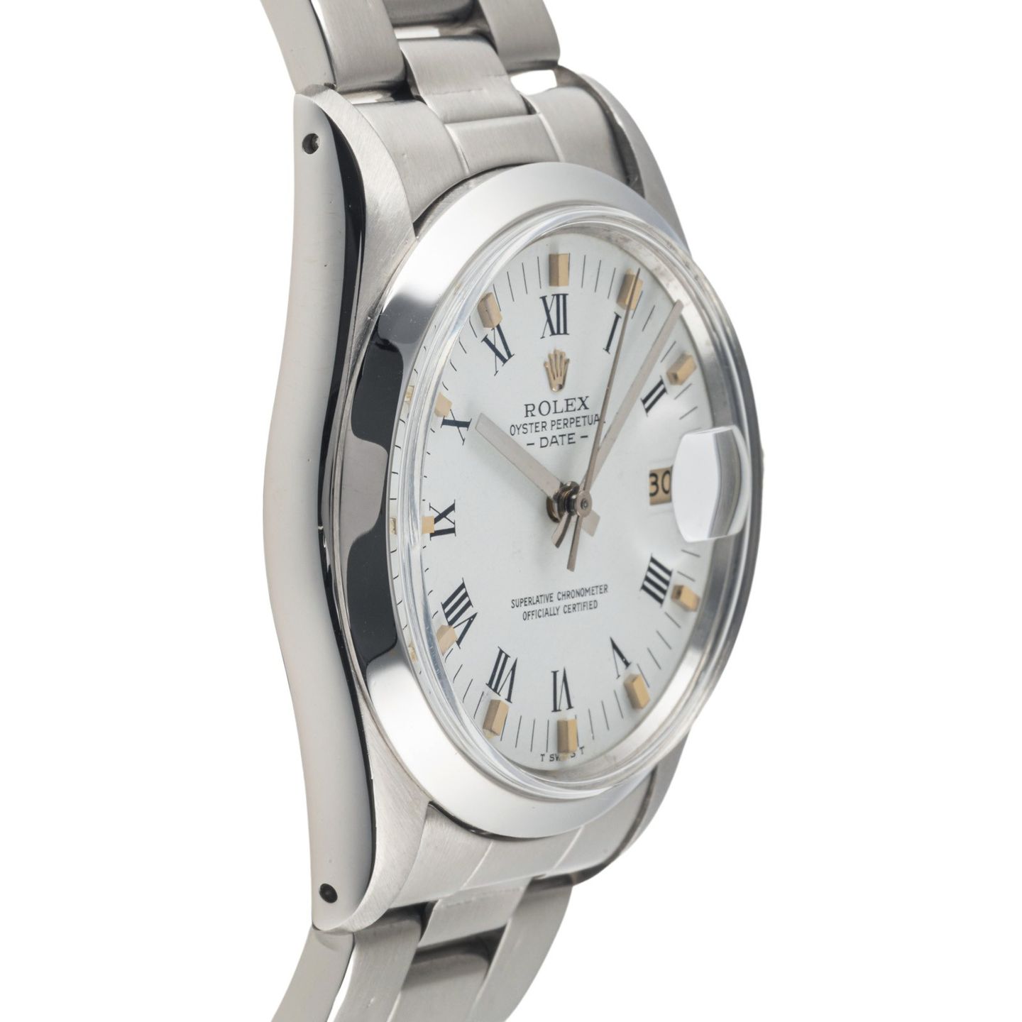 Rolex Oyster Perpetual Date 15000 (1981) - 34mm Staal (7/8)