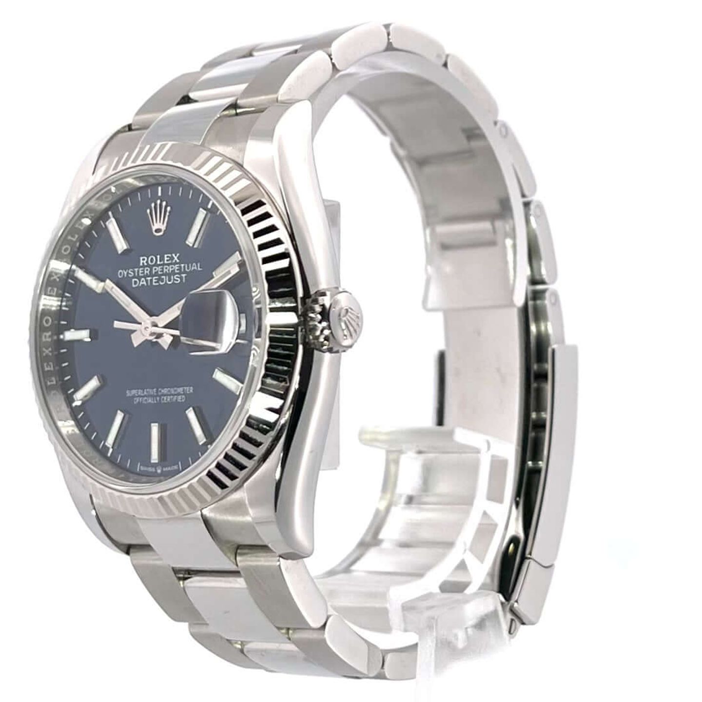 Rolex Datejust 36 126234 (2024) - Blauw wijzerplaat 36mm Staal (2/7)