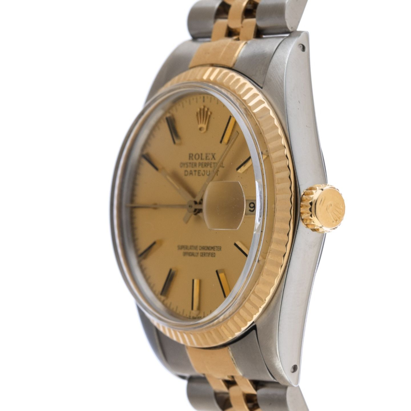 Rolex Datejust 36 16013 (1983) - 36 mm Gold/Steel case (5/8)