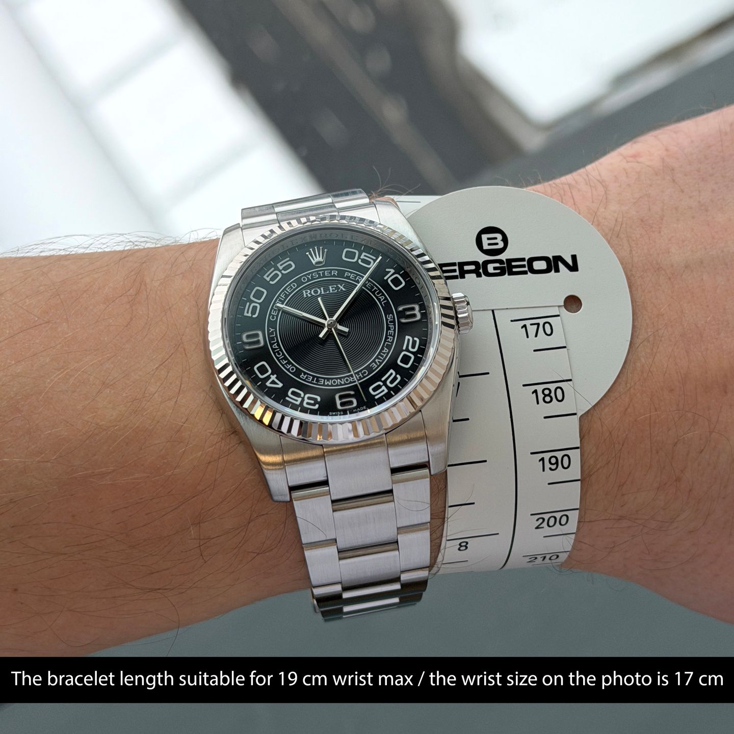 Rolex Oyster Perpetual 36 116034 (2009) - Zwart wijzerplaat 36mm Staal (2/8)