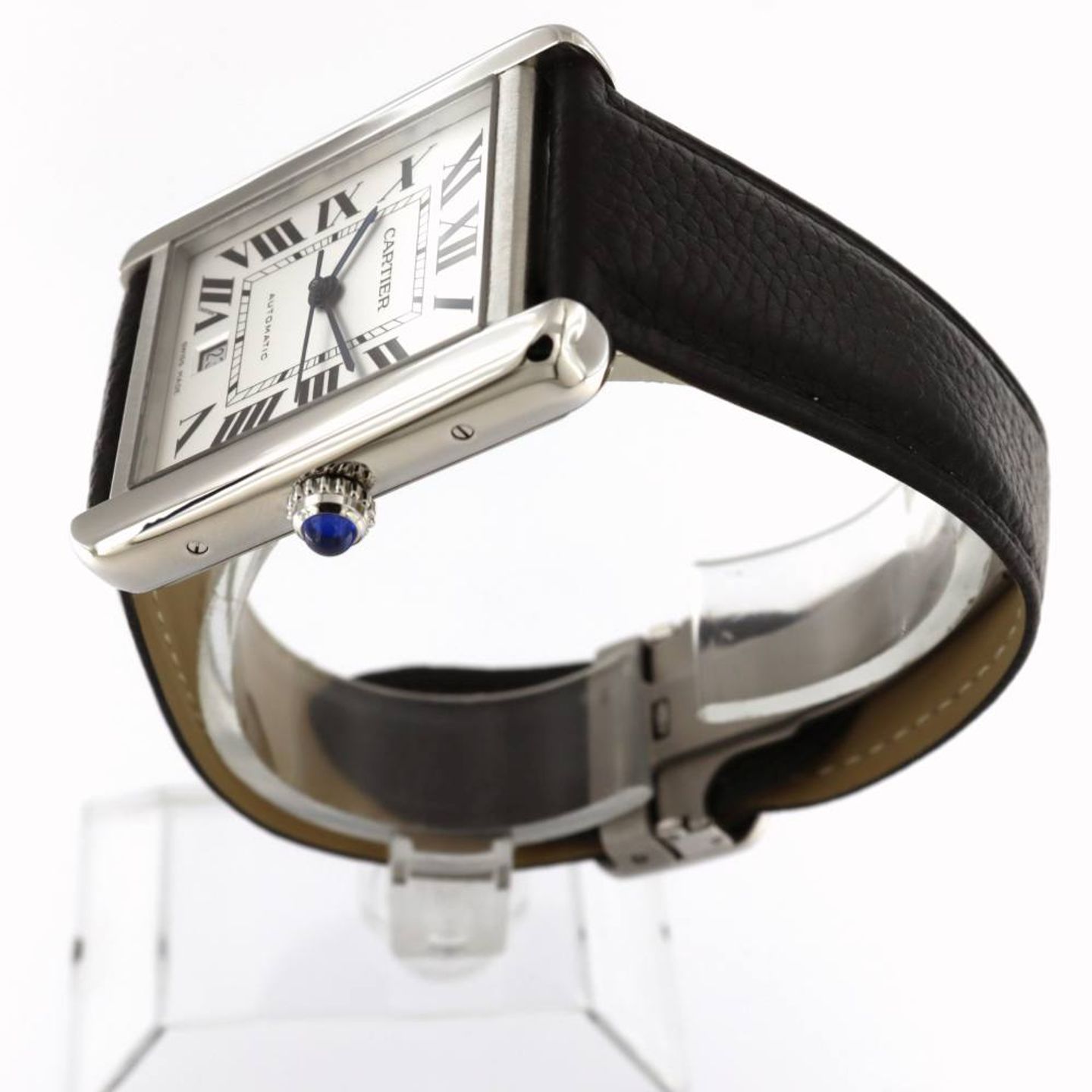 Cartier Tank Solo WSTA0029 (2019) - Zilver wijzerplaat 31mm Staal (2/7)