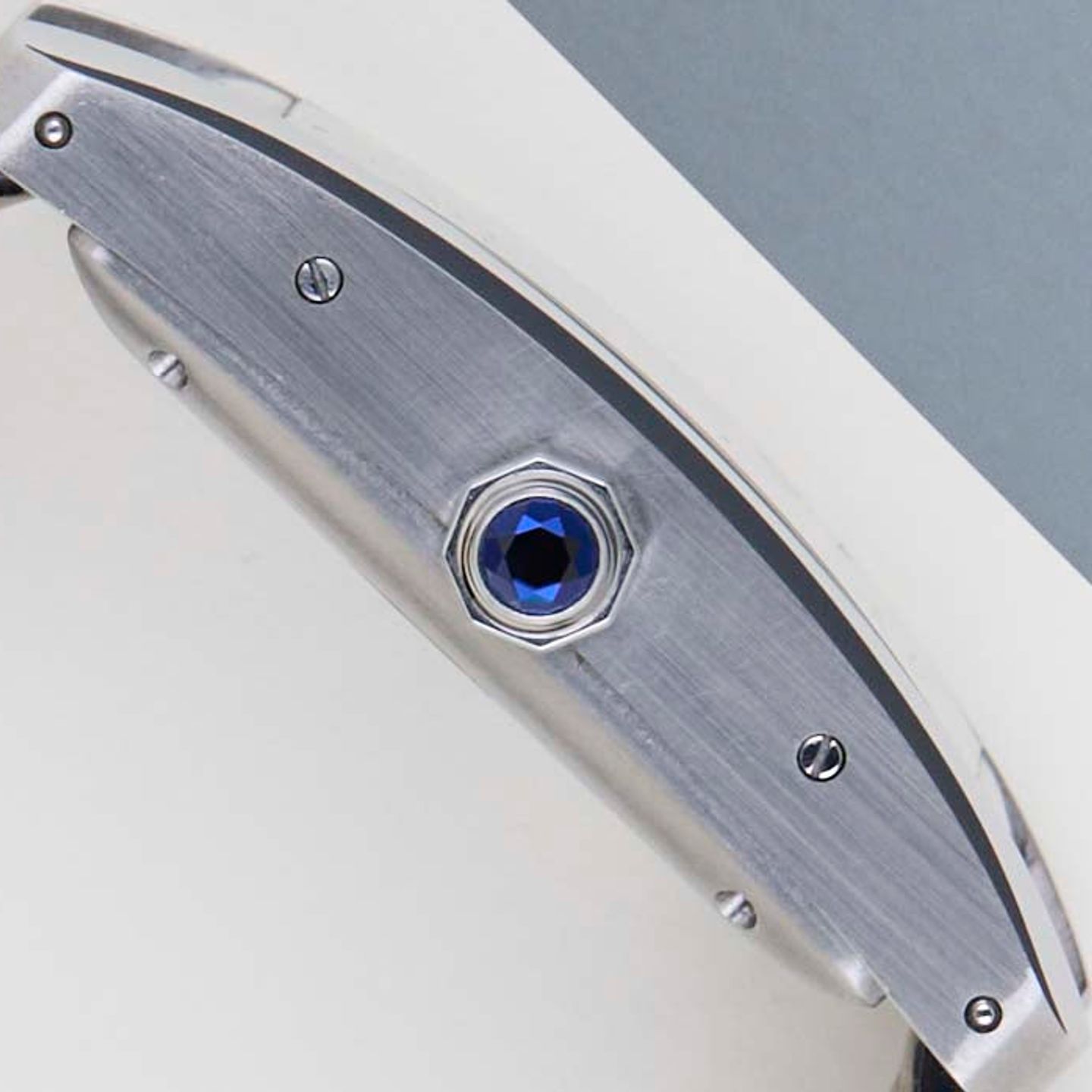 Cartier Tank Américaine WSTA0017 (2019) - Wit wijzerplaat 42mm Staal (8/8)