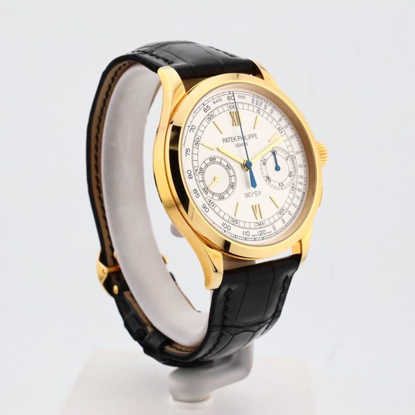 Patek Philippe Chronograph 5170J-010 (2010) - Silver dial 39 mm Yellow Gold case (8/8)