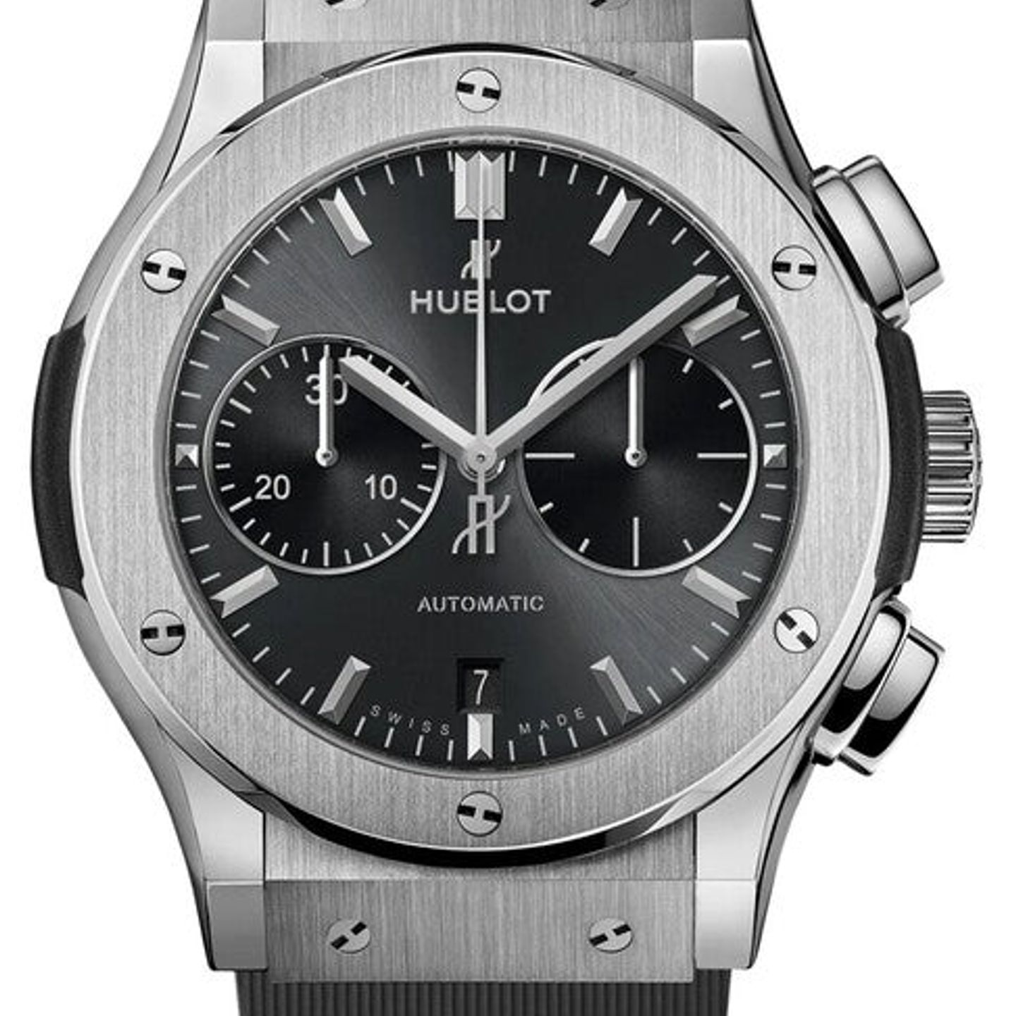 Hublot Classic Fusion Racing Grey 521.NX.7071.RX (2026) - Grijs wijzerplaat 45mm Titanium (1/1)