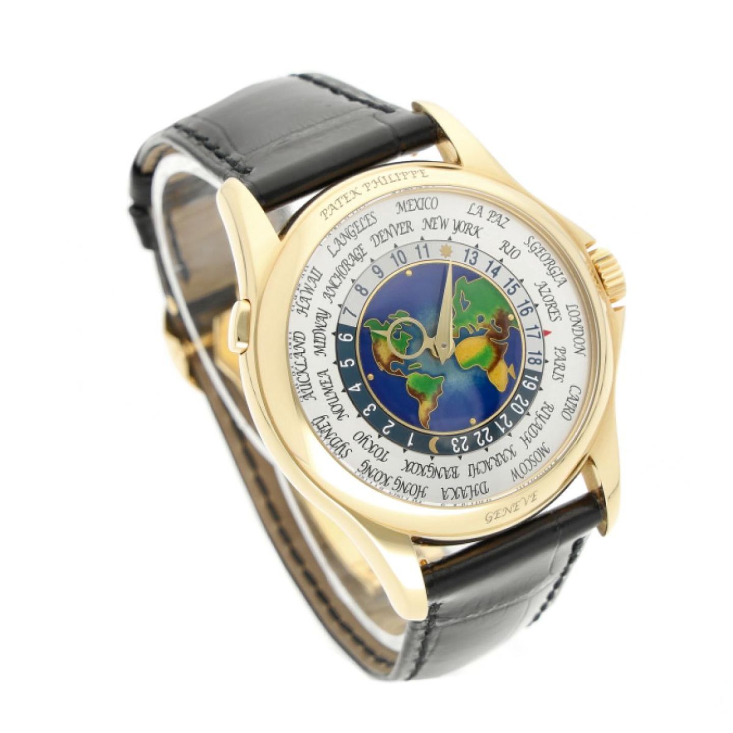Patek Philippe World Time 5131J-014 (2015) - Meerkleurig wijzerplaat 40mm Geelgoud (3/5)