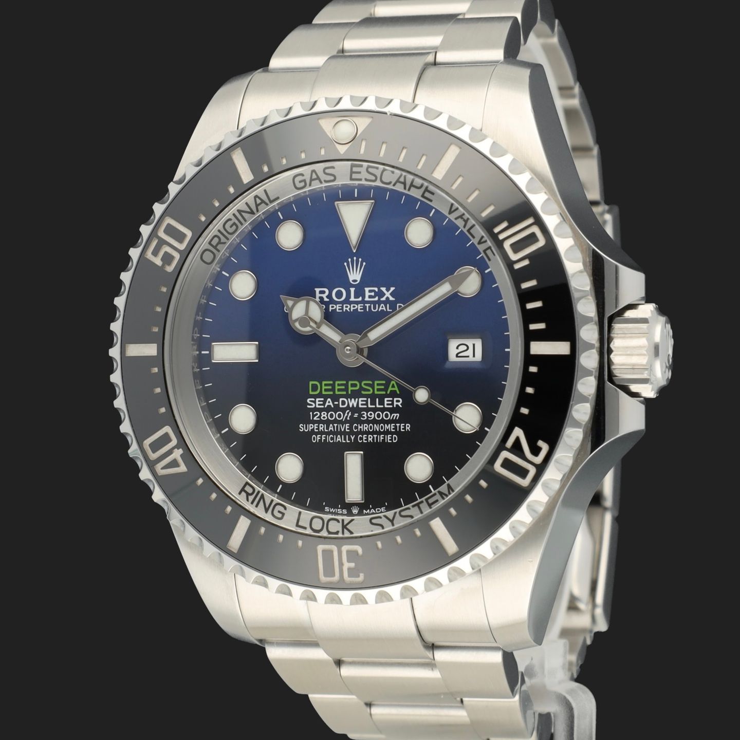 Rolex Sea-Dweller Deepsea 126660 (2019) - Blue dial 44 mm Steel case (1/8)