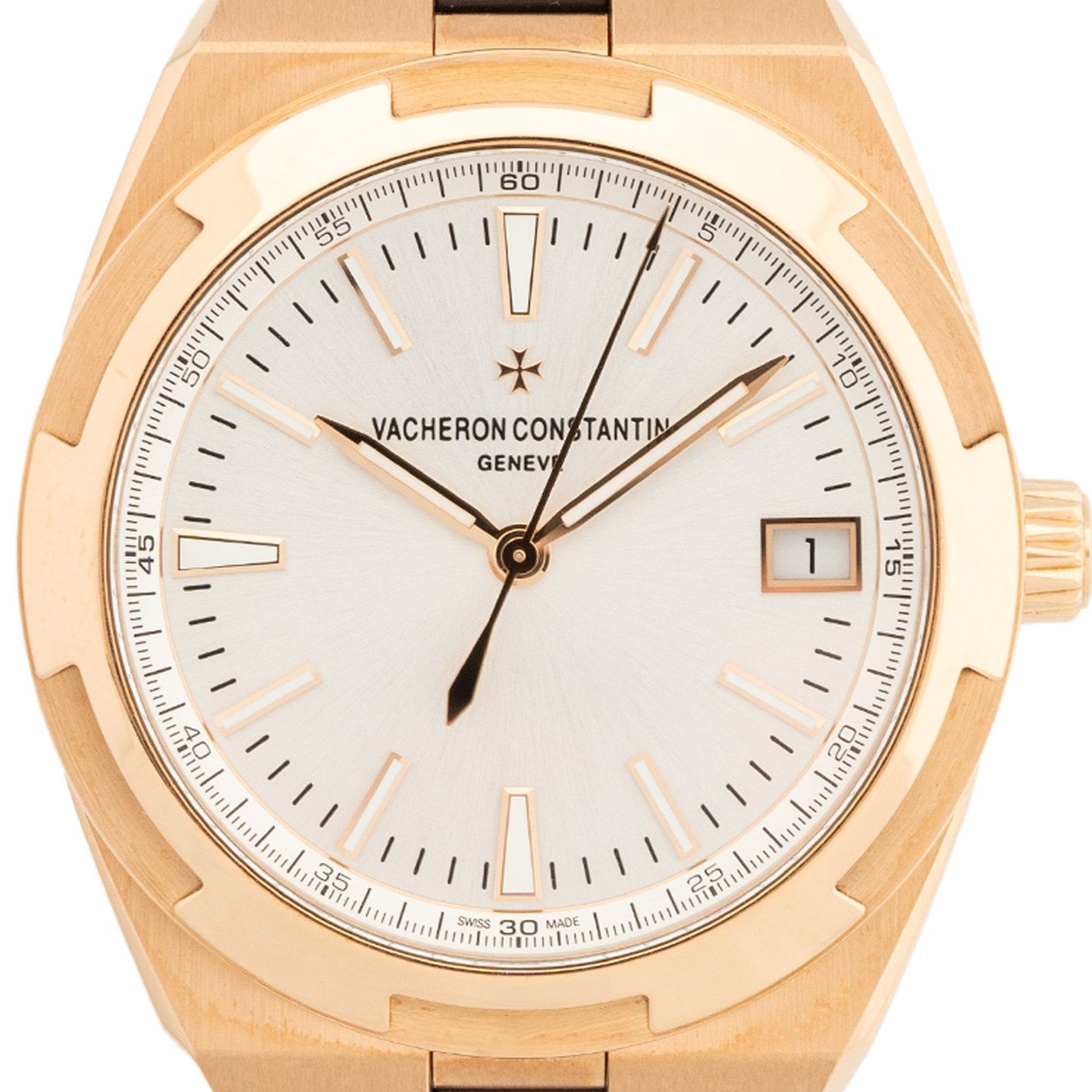 Vacheron Constantin Overseas 4500V/000R-B127 (2021) - Silver dial 42 mm Rose Gold case (2/5)