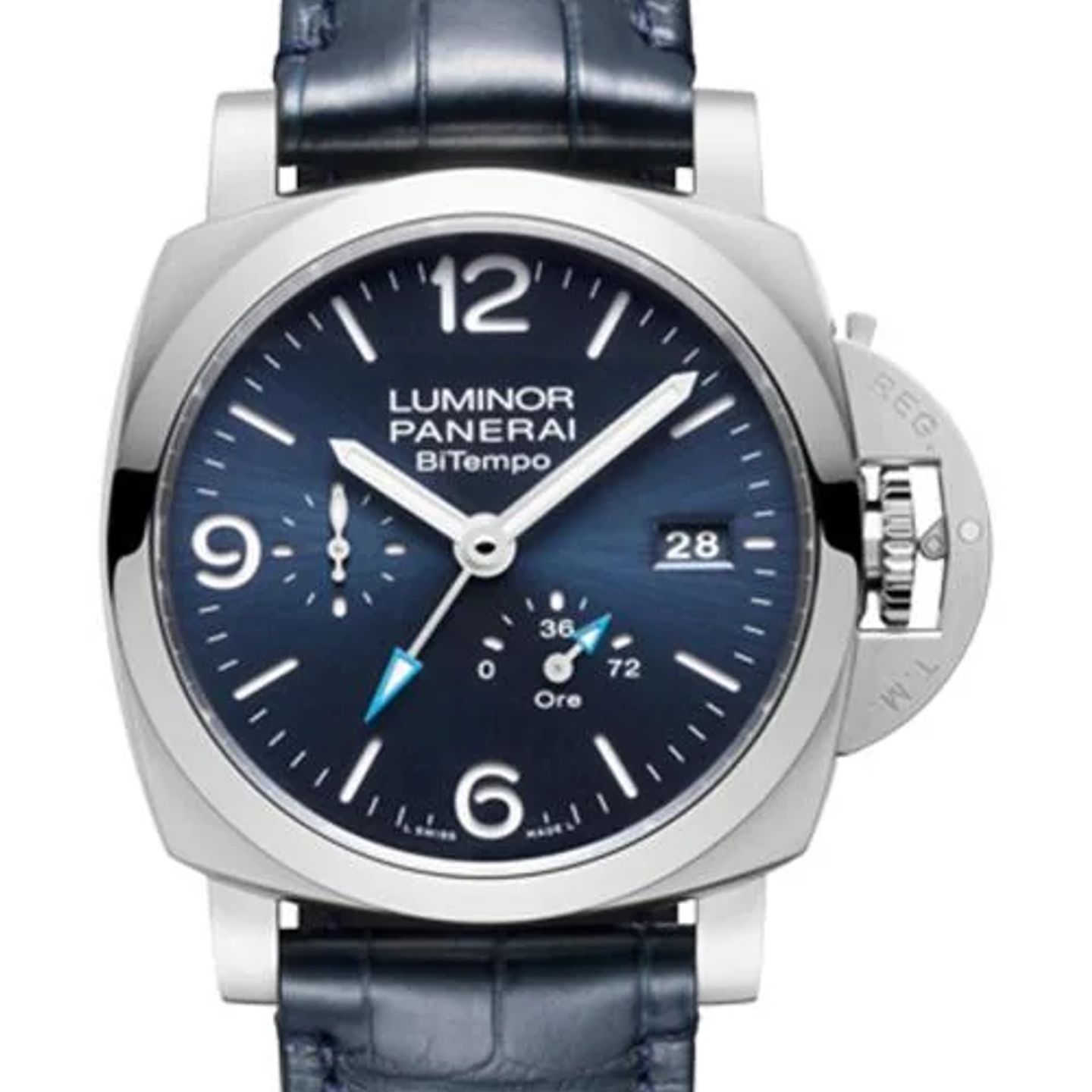 Panerai Luminor 1950 PAM01361 (2026) - Blauw wijzerplaat 44mm Staal (1/1)