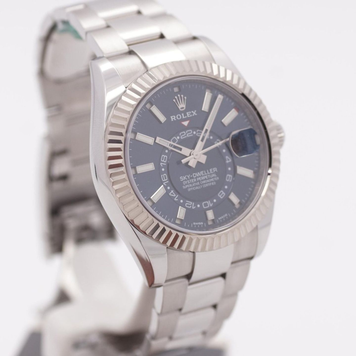 Rolex Sky-Dweller 326934 (2017) - Blue dial 42 mm Steel case (4/8)