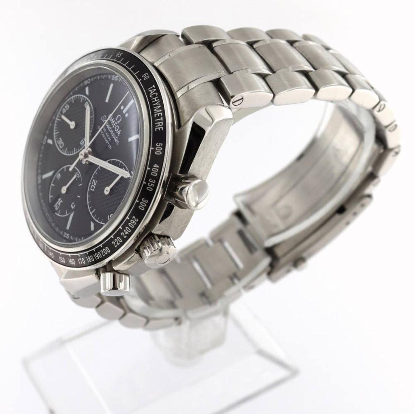 Omega Speedmaster Racing 326.30.40.50.01.001 (2009) - Black dial 40 mm Steel case (2/6)