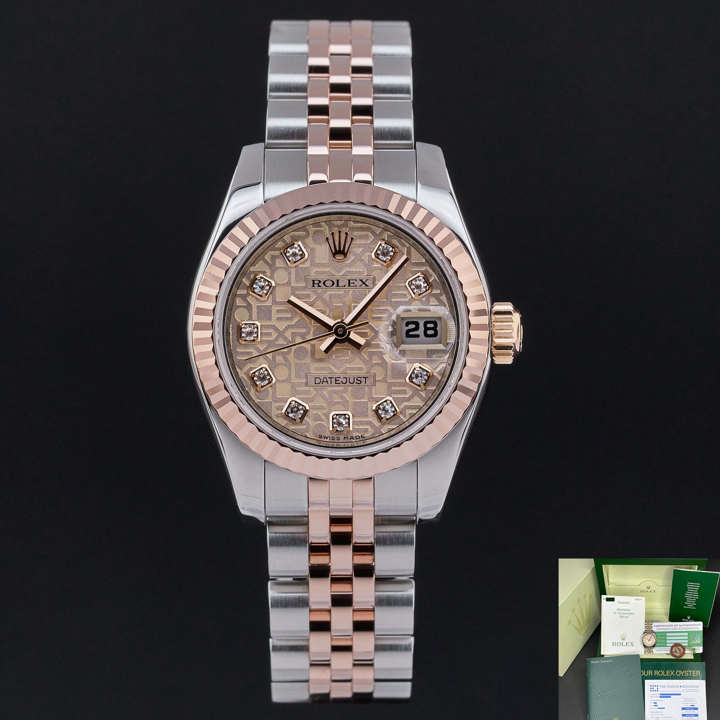 Rolex Lady-Datejust 179171 (2006) - 26 mm Gold/Steel case (1/8)