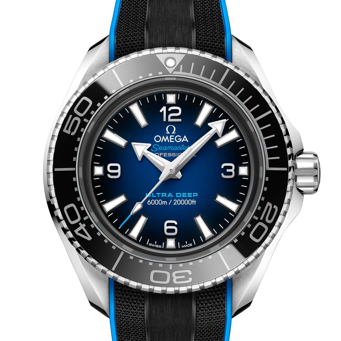 Omega Seamaster Planet Ocean 215.32.46.21.03.001 (2023) - Blue dial 45 mm Steel case (1/8)