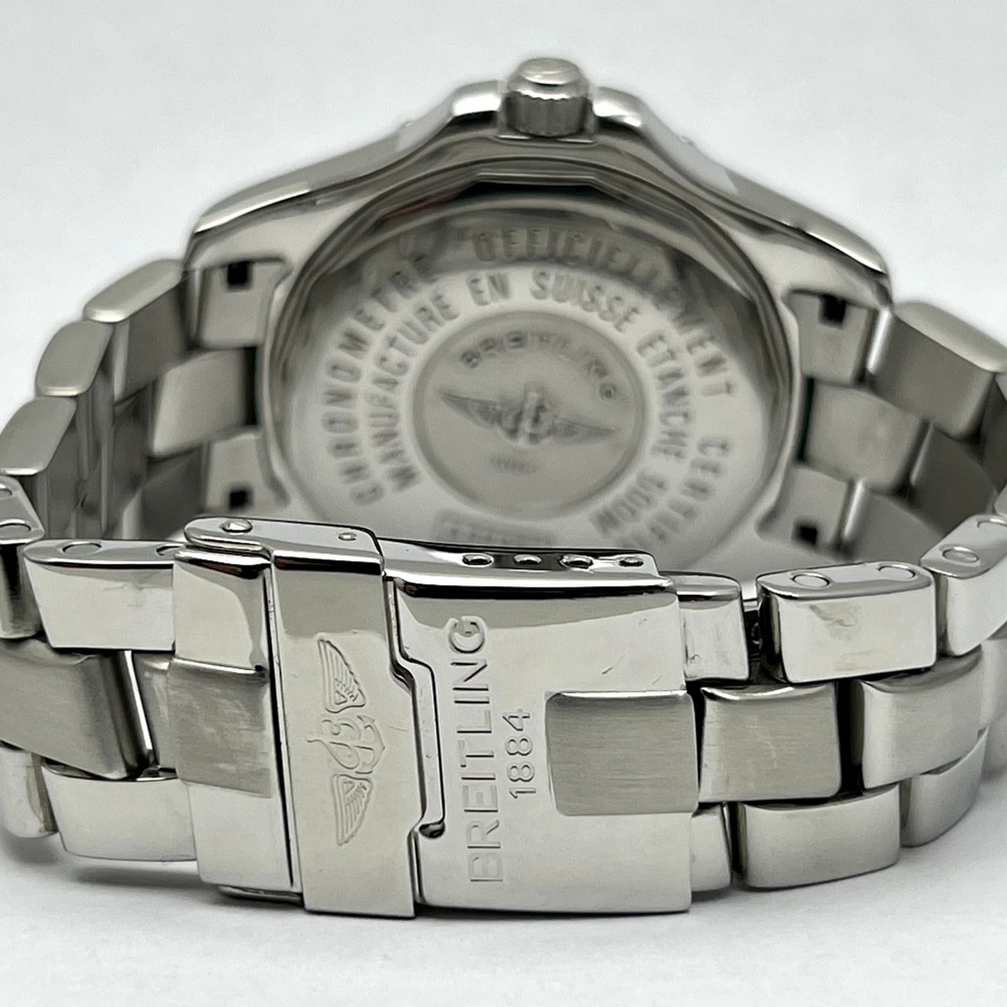 Breitling Colt GMT A32350 (2005) - Black dial 41 mm Steel case (8/10)