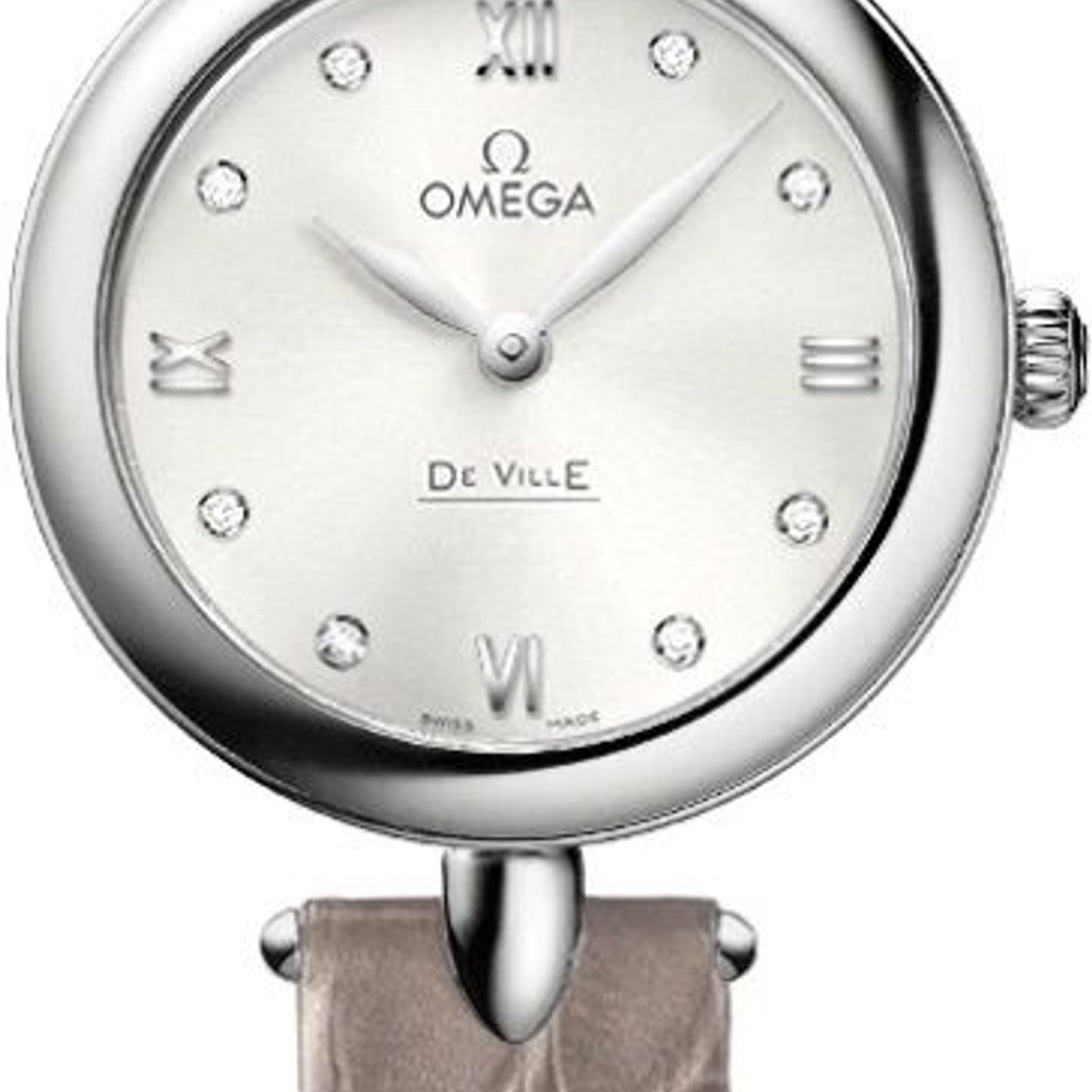 Omega De Ville Prestige 424.13.27.60.52.001 (2024) - Parelmoer wijzerplaat 27mm Staal (1/8)