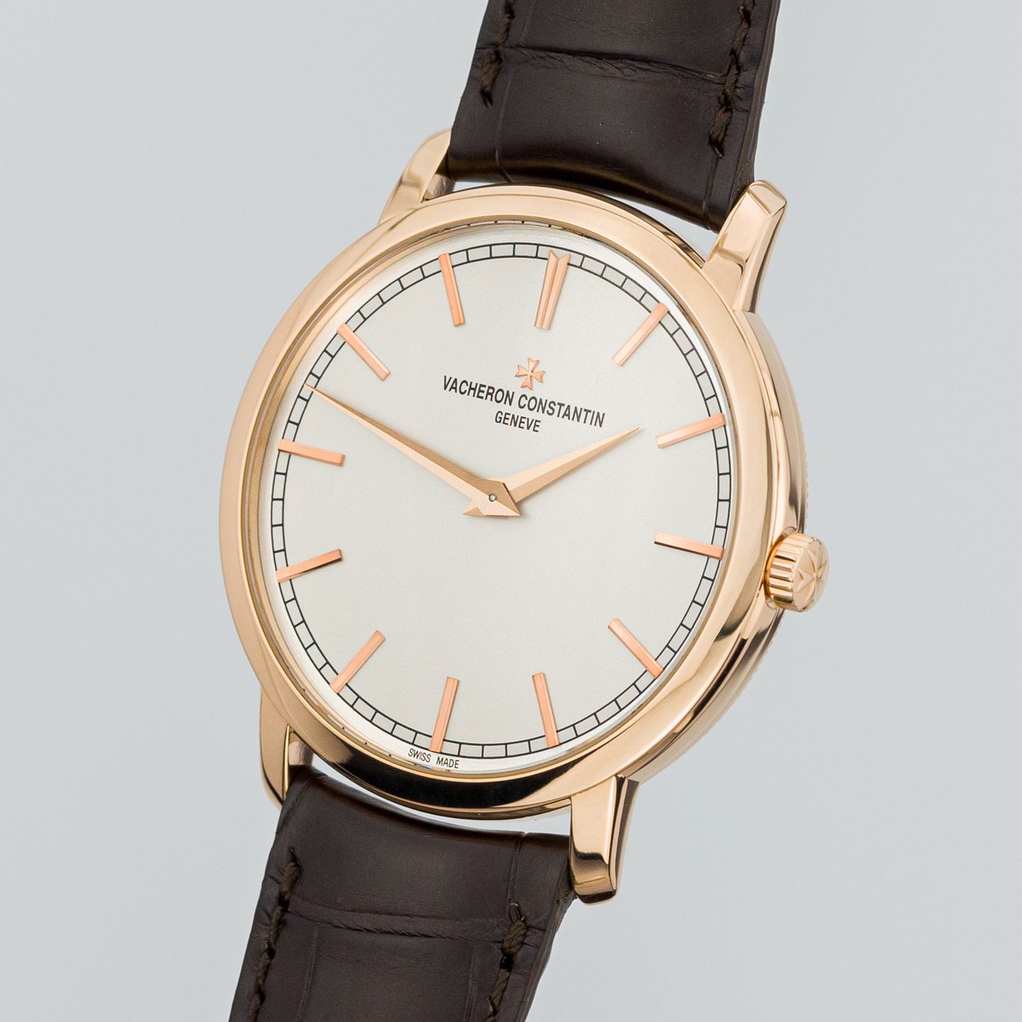 Vacheron Constantin Patrimony 43075/000R-9737 (Unknown (random serial)) - White dial 141 mm Rose Gold case (6/8)