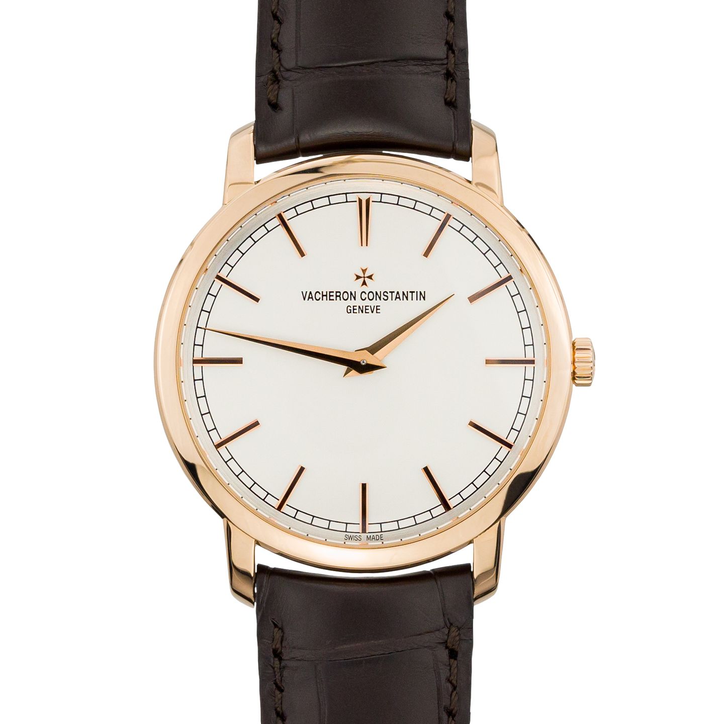 Vacheron Constantin Patrimony 43075/000R-9737 (Unknown (random serial)) - White dial 141 mm Rose Gold case (1/8)