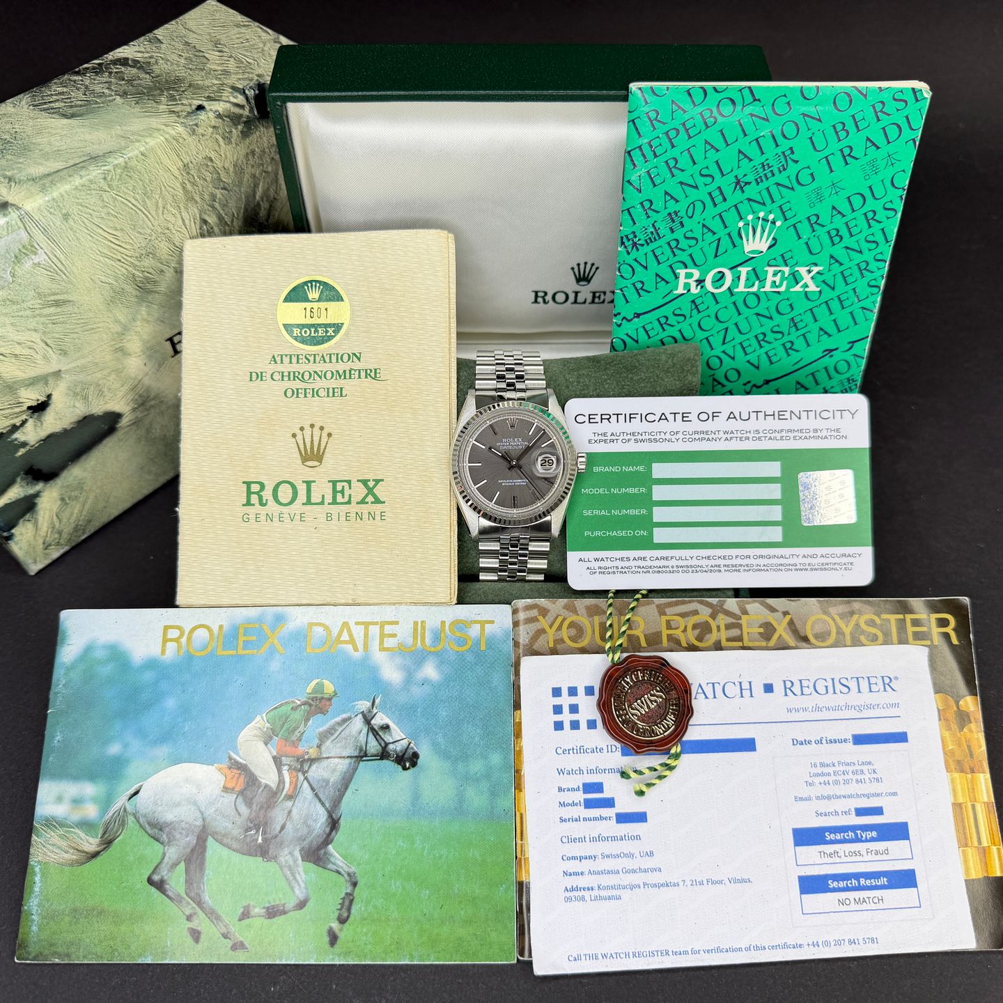 Rolex Datejust 36 16014 (1970) - Grey dial 36 mm Steel case (3/8)