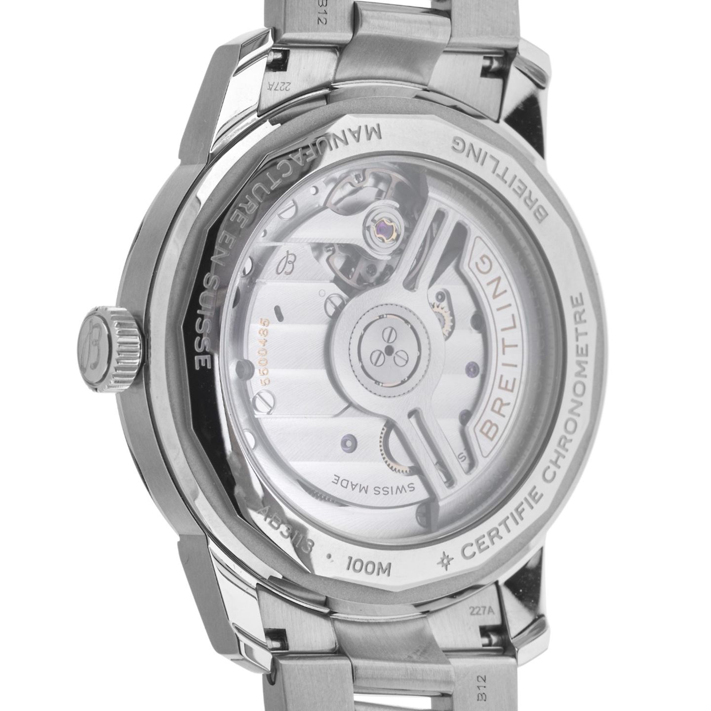 Breitling Top Time AB3113281A1A1 (2025) - Zilver wijzerplaat 38mm Staal (6/7)