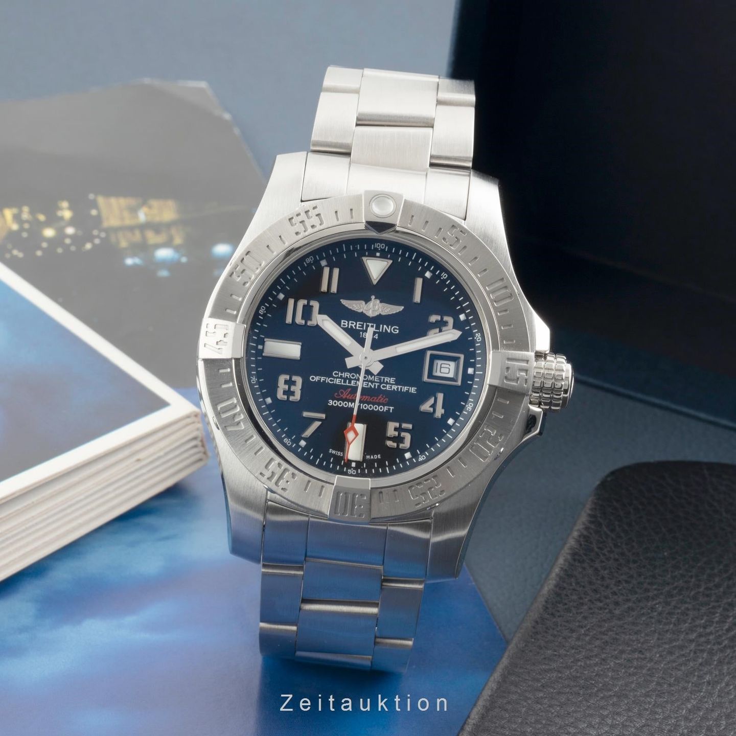 Breitling Avenger II Seawolf A17331101B2A1 (Unknown (random serial)) - Black dial 45 mm Steel case (3/8)