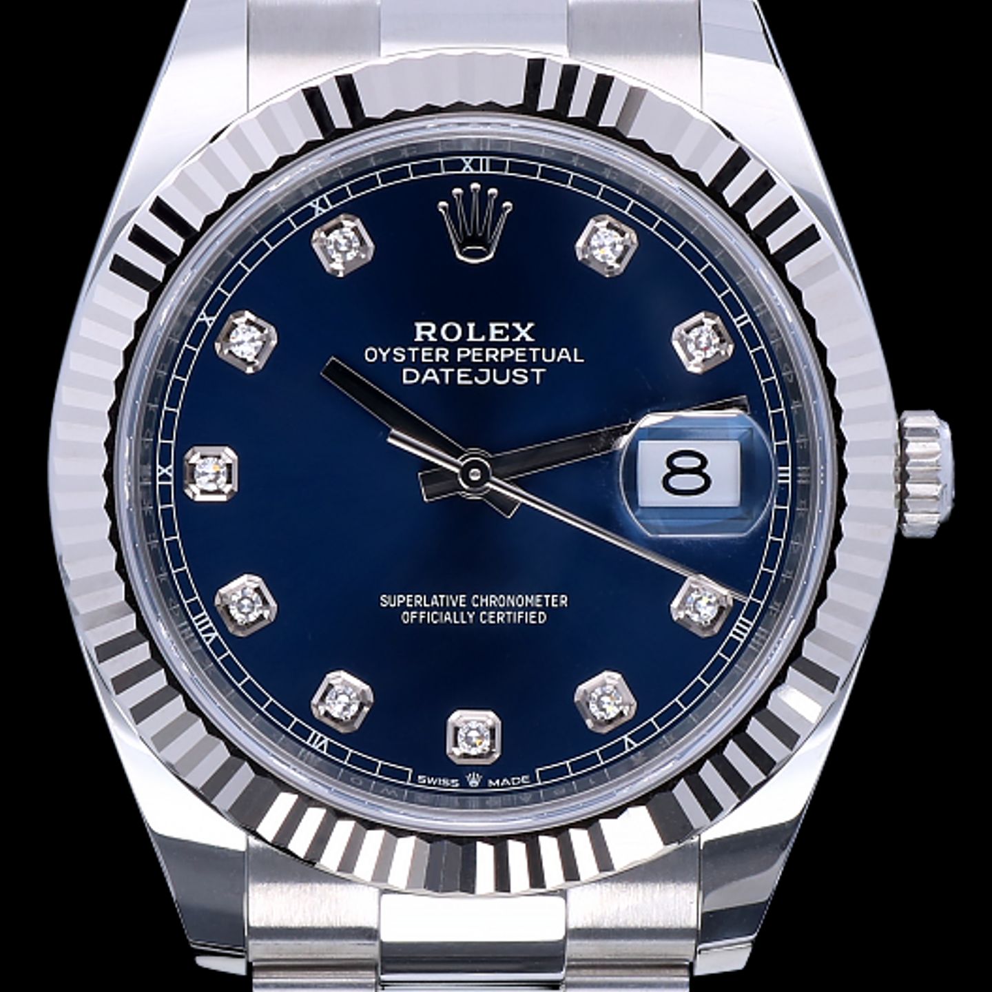 Rolex Datejust 41 126334 (2023) - Blauw wijzerplaat 41mm Staal (6/8)