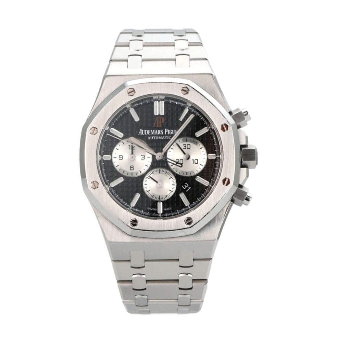 Audemars Piguet Royal Oak Chronograph 26331ST.OO.1220ST.02 (2017) - Black dial 41 mm Steel case (2/8)