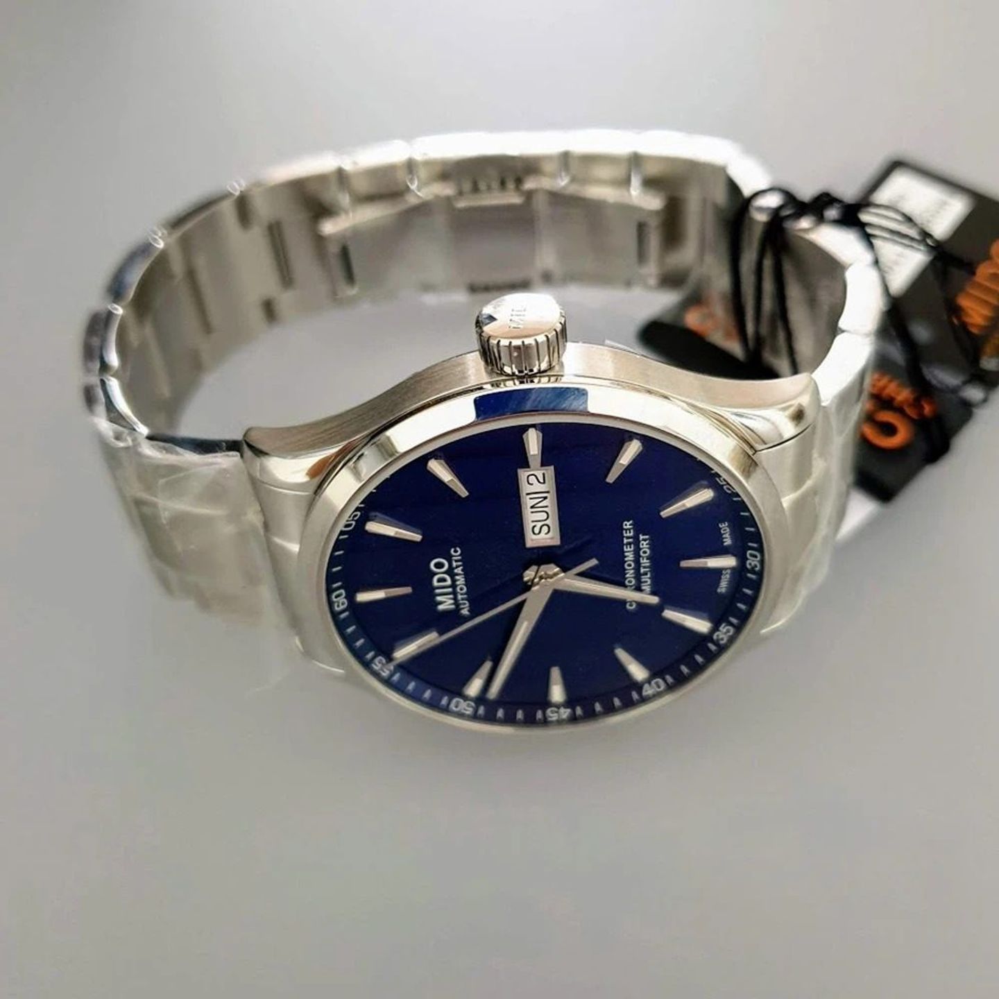 Mido Multifort M038.431.11.041.00 (2025) - Blue dial 42 mm Steel case (6/8)