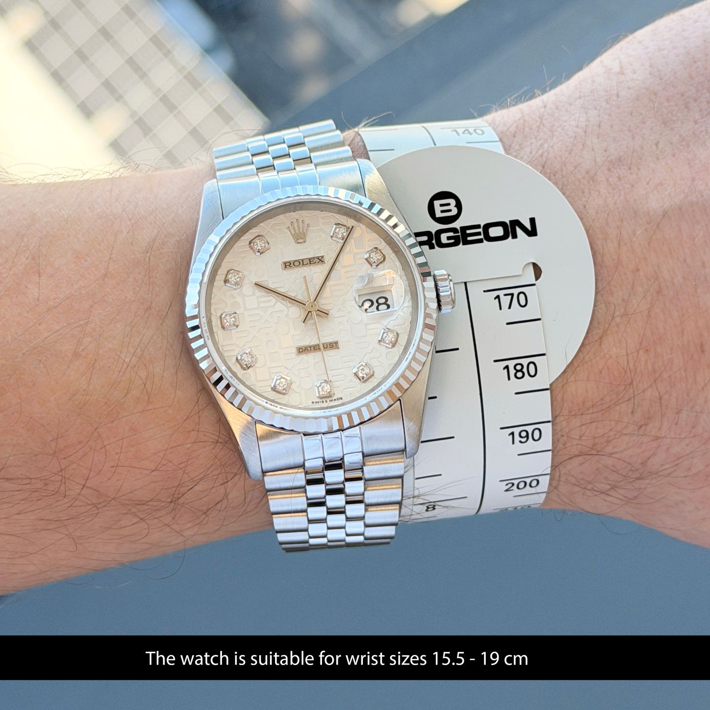 Rolex Datejust 36 16234 (1996) - 36 mm Steel case (2/8)