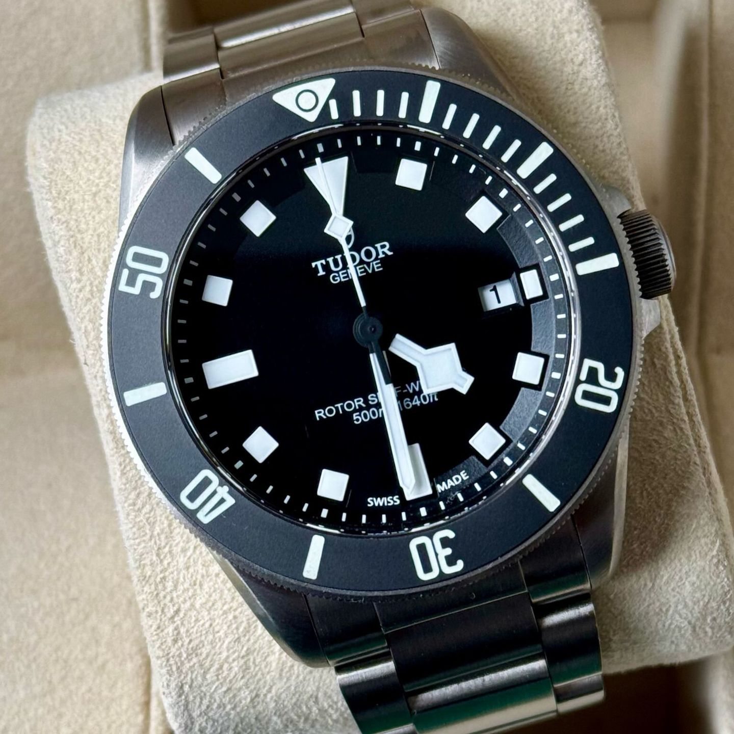 Tudor Pelagos 25500TN (2014) - Black dial 42 mm Titanium case (1/7)