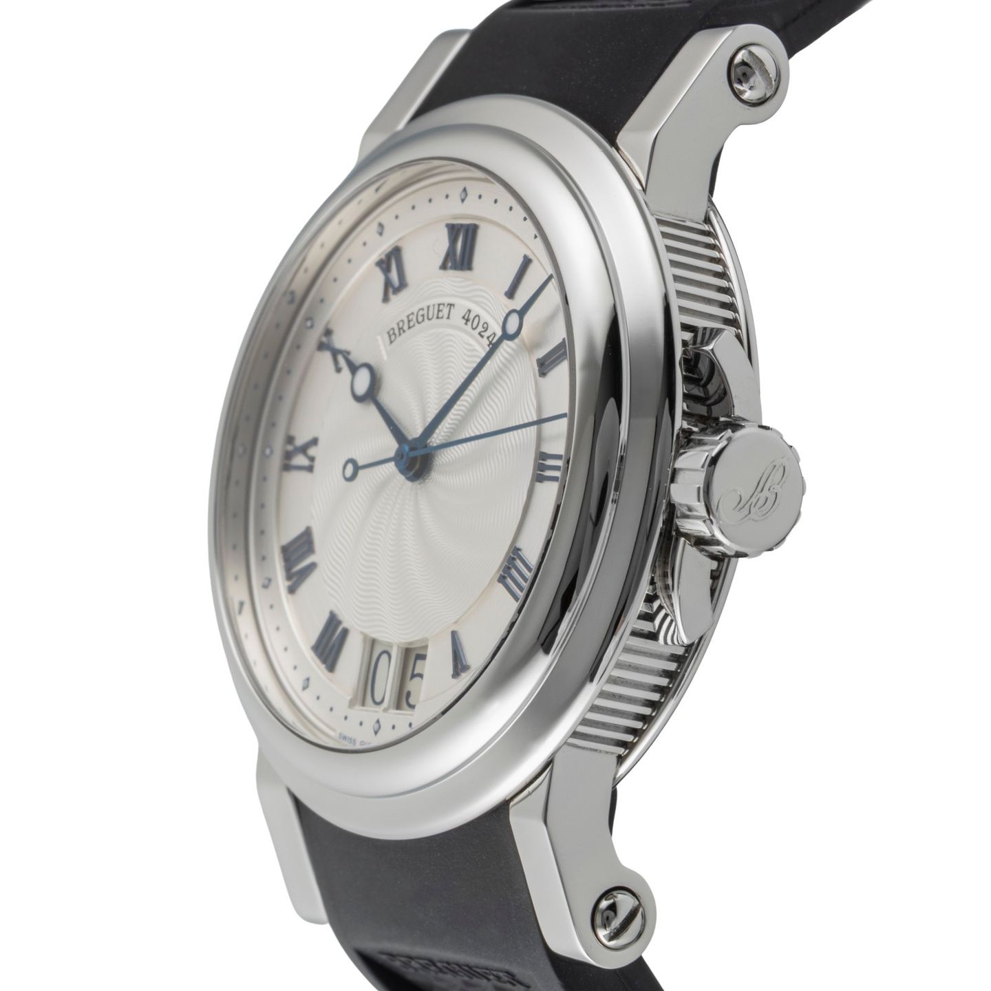 Breguet Marine 5817ST/12/SV0 (Unknown (random serial)) - Silver dial 39 mm Steel case (6/8)