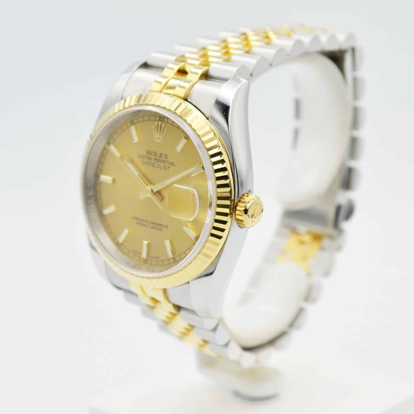 Rolex Datejust 36 116233 (2017) - 36mm Goud/Staal (2/7)