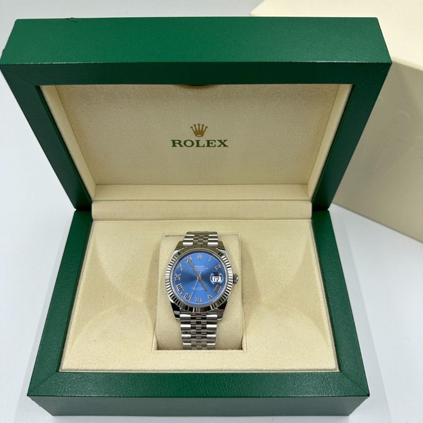 Rolex Datejust 41 126334 (2022) - Blue dial 41 mm Steel case (5/8)