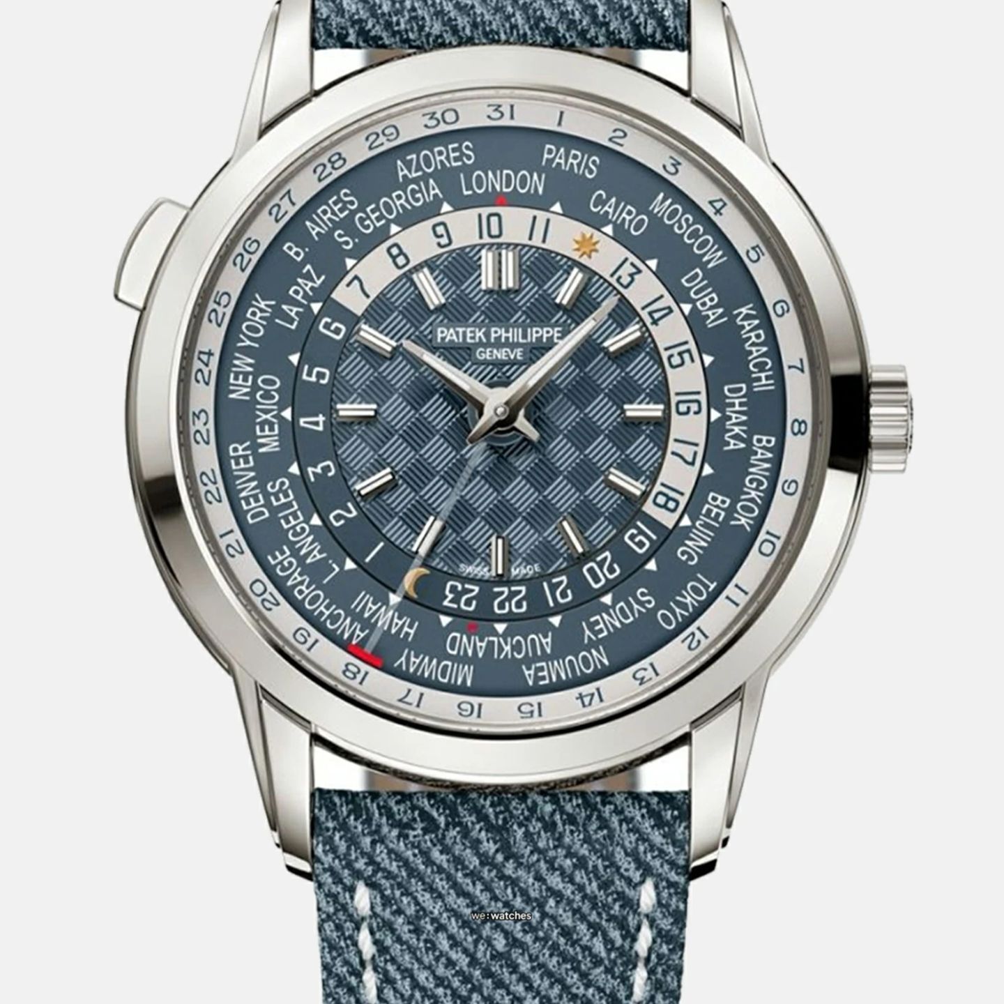 Patek Philippe World Time 5330G-001 (2024) - Purple dial 40 mm White Gold case (1/1)