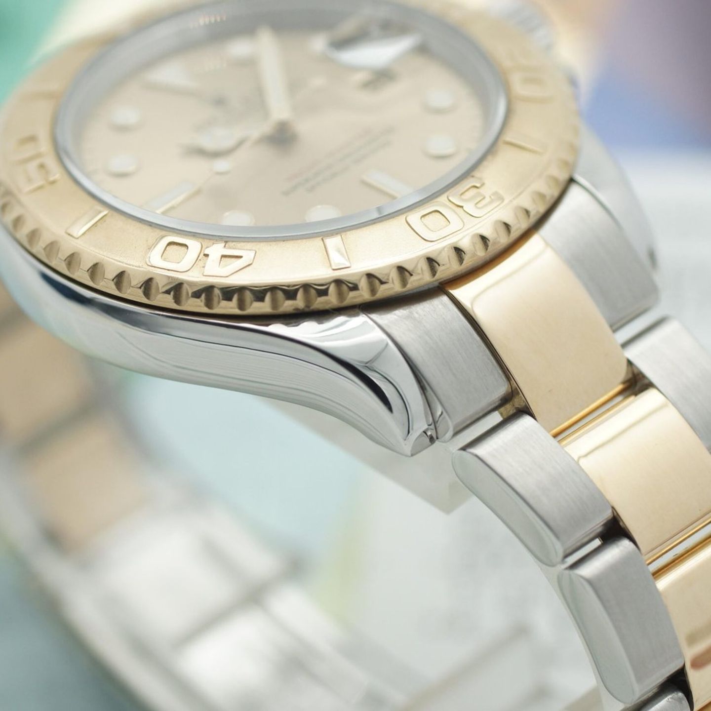 Rolex Yacht-Master 40 16623 (2008) - 40 mm Gold/Steel case (7/8)