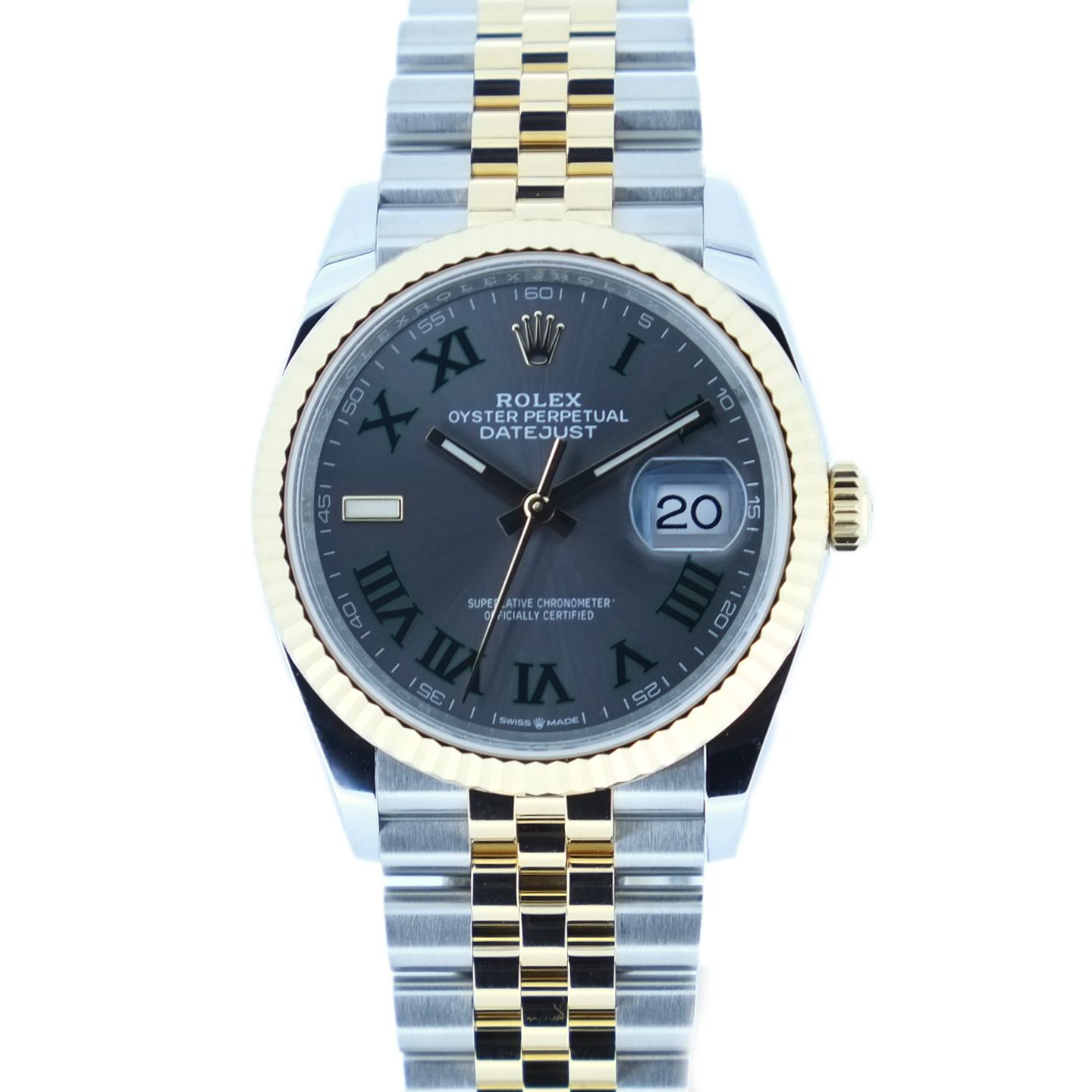 Rolex Datejust 36 126233 (2024) - Grey dial 36 mm Steel case (1/6)
