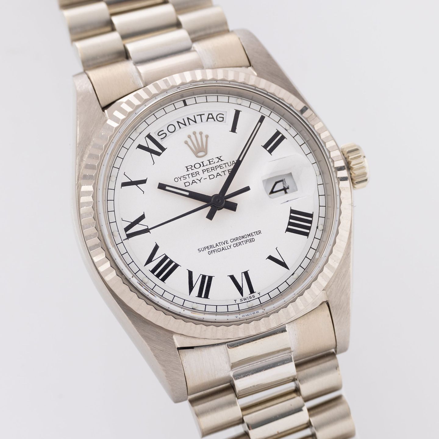Rolex Day-Date 1803 (1973) - Wit wijzerplaat 36mm Witgoud (6/8)