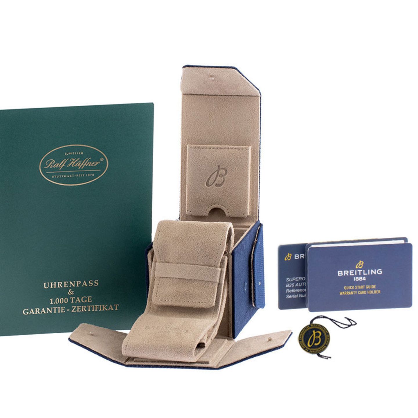 Breitling Superocean 46 E10379D31L1S1 (2024) - Green dial 47 mm Titanium case (2/7)