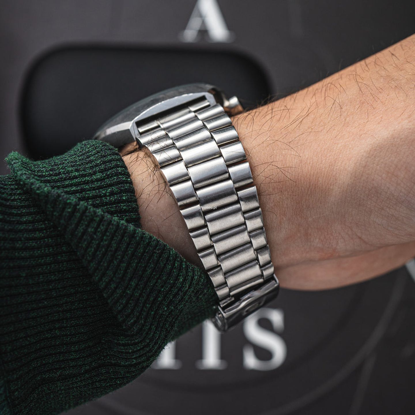 Omega Speedmaster Mark II 145.014 (1973) - 42 mm Steel case (7/8)